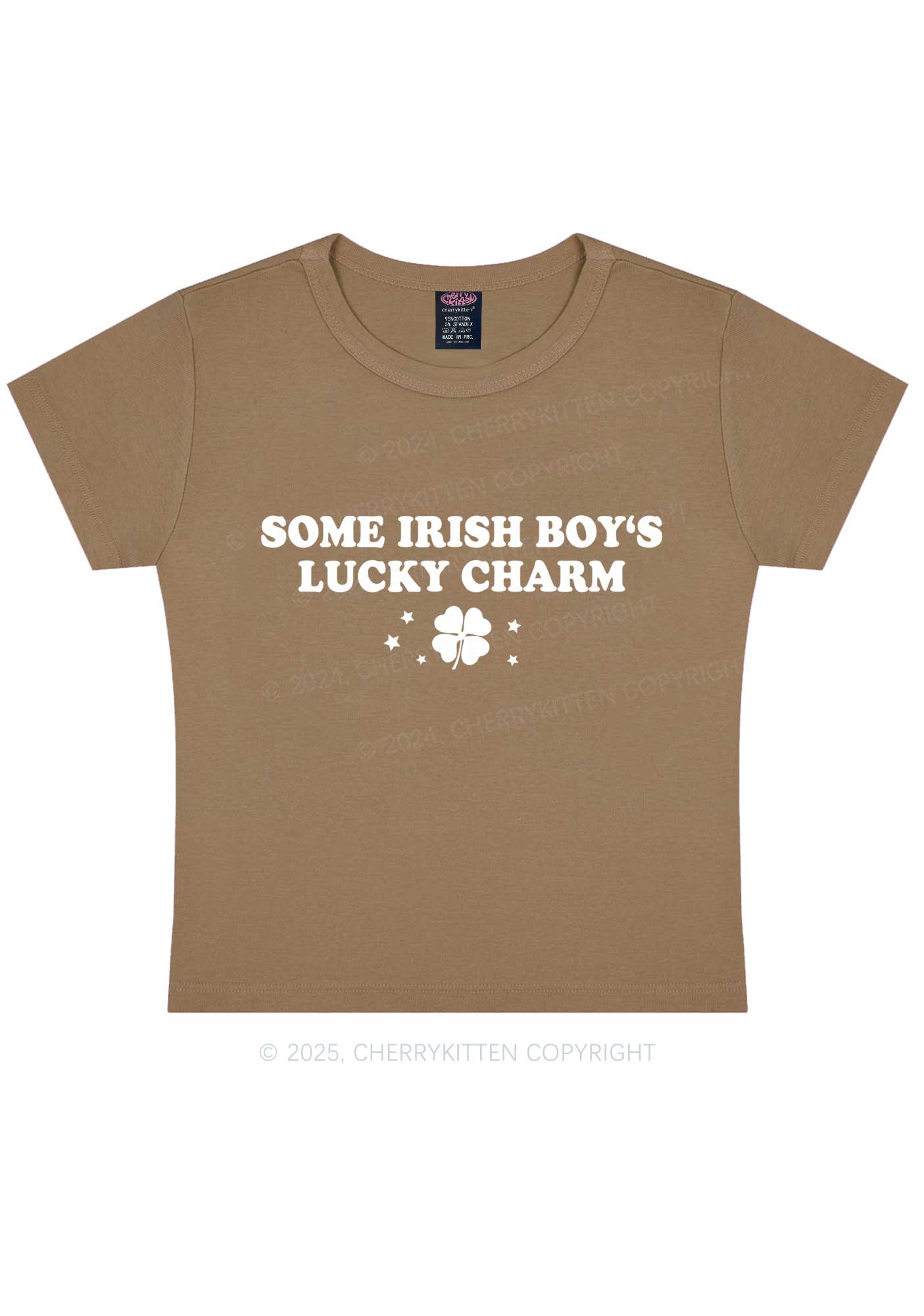 Irish Boys Lucky Charm St Patricks Y2K Baby Tee Cherrykitten - Image 11