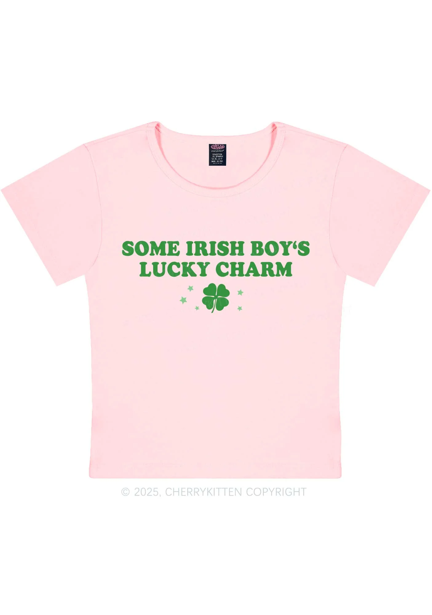 Irish Boys Lucky Charm St Patricks Y2K Baby Tee Cherrykitten - Image 9