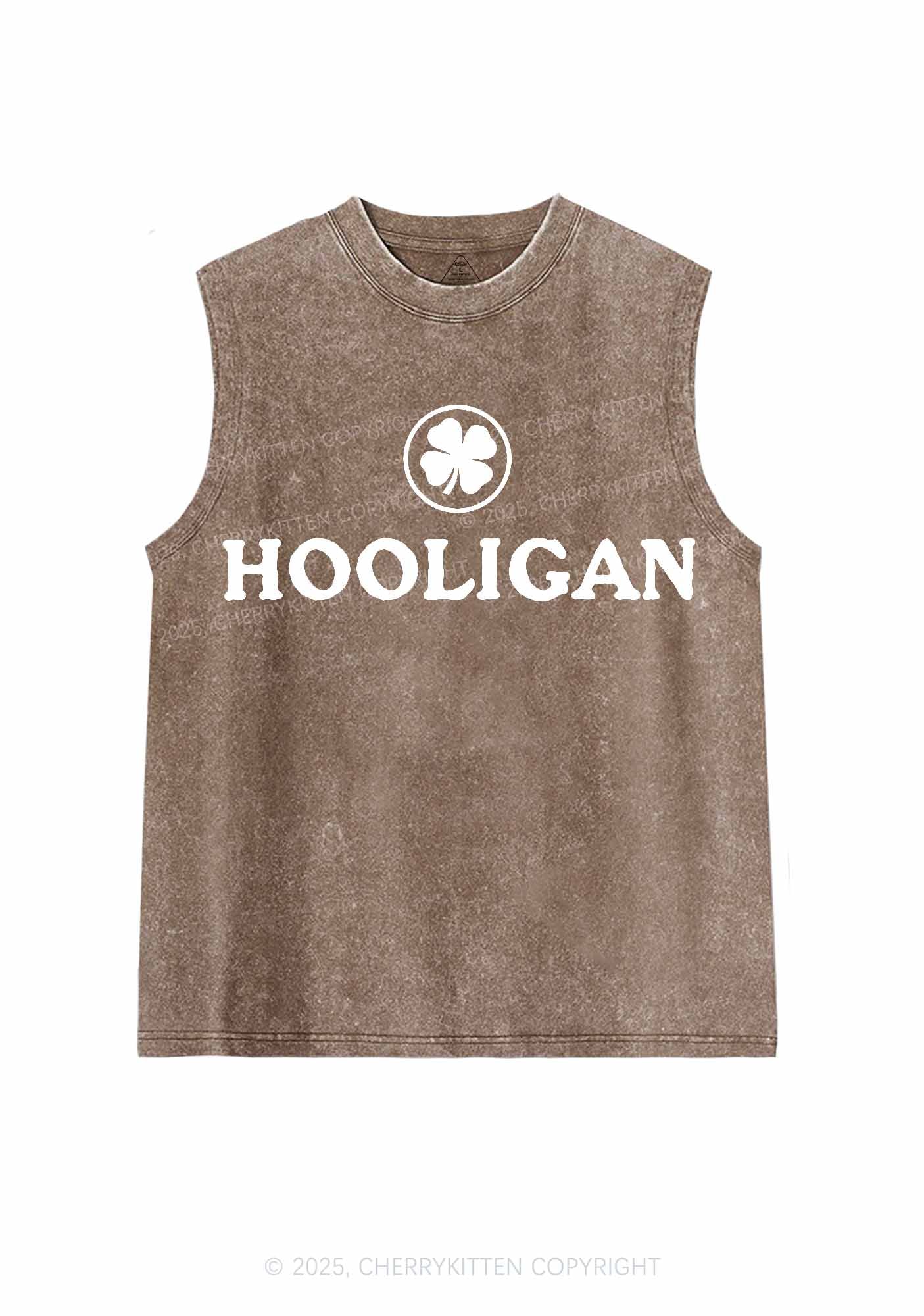 Irish Hooligan St Patricks Y2K Washed Tank Cherrykitten - Image 5