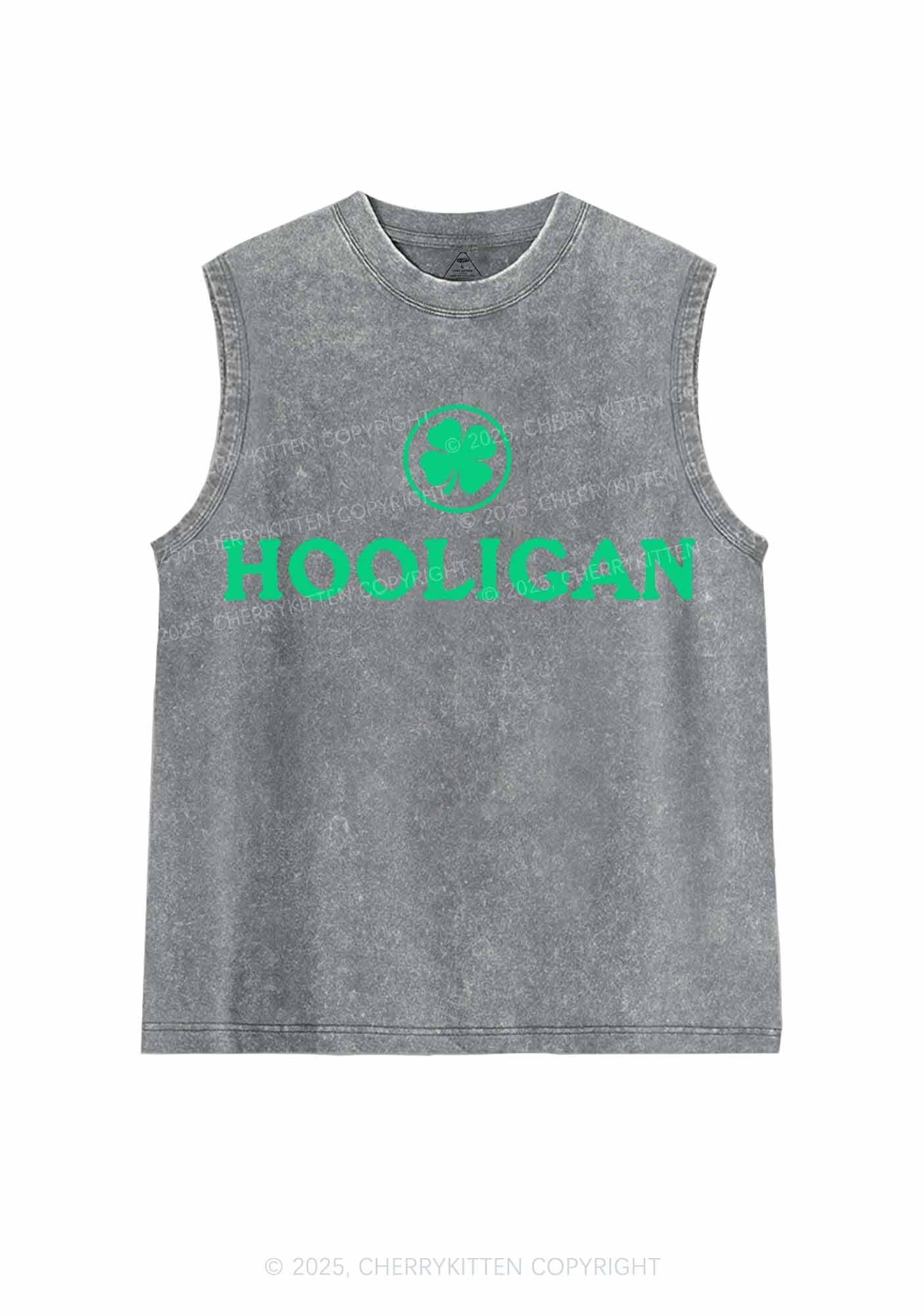 Irish Hooligan St Patricks Y2K Washed Tank Cherrykitten - Image 6