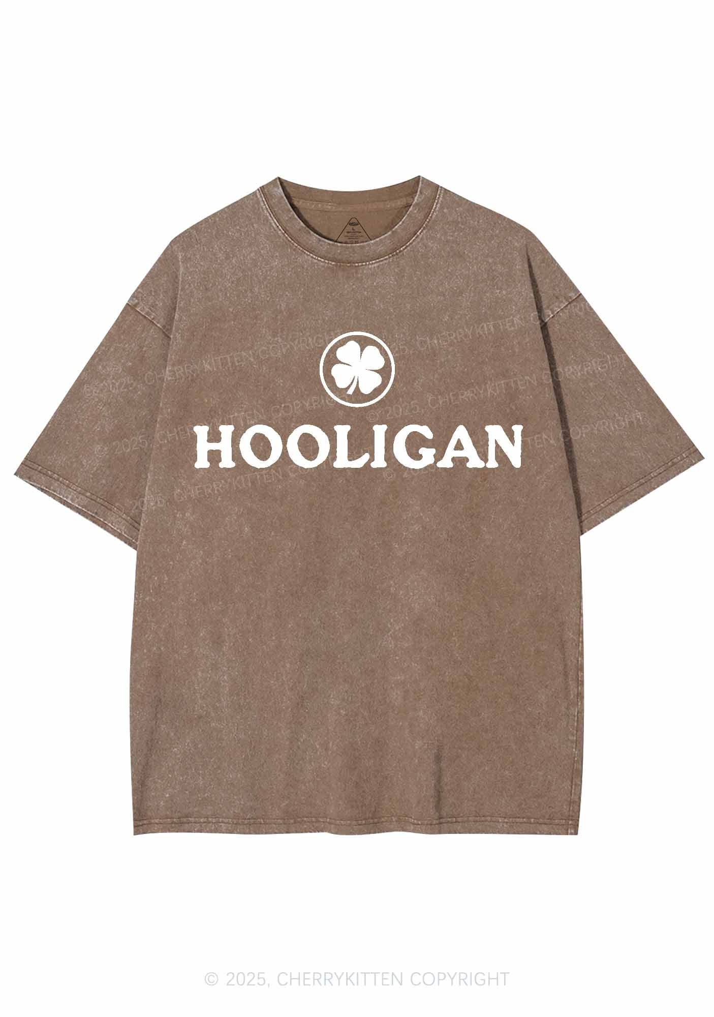Irish Hooligan St Patricks Y2K Washed Tee Cherrykitten - Image 9