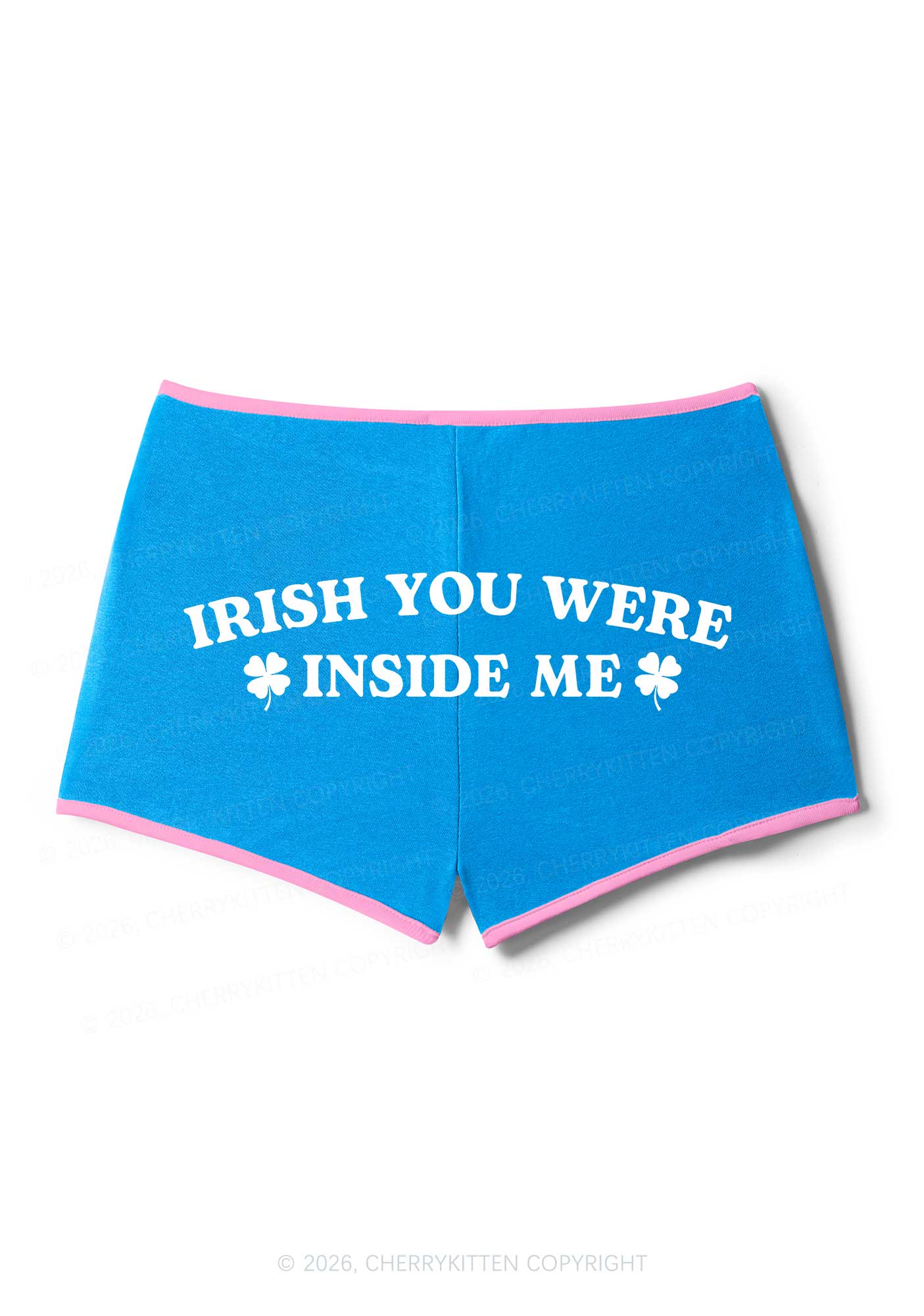 Irish Inside Me St Patricks Y2K Booty Shorts Cherrykitten - Image 4