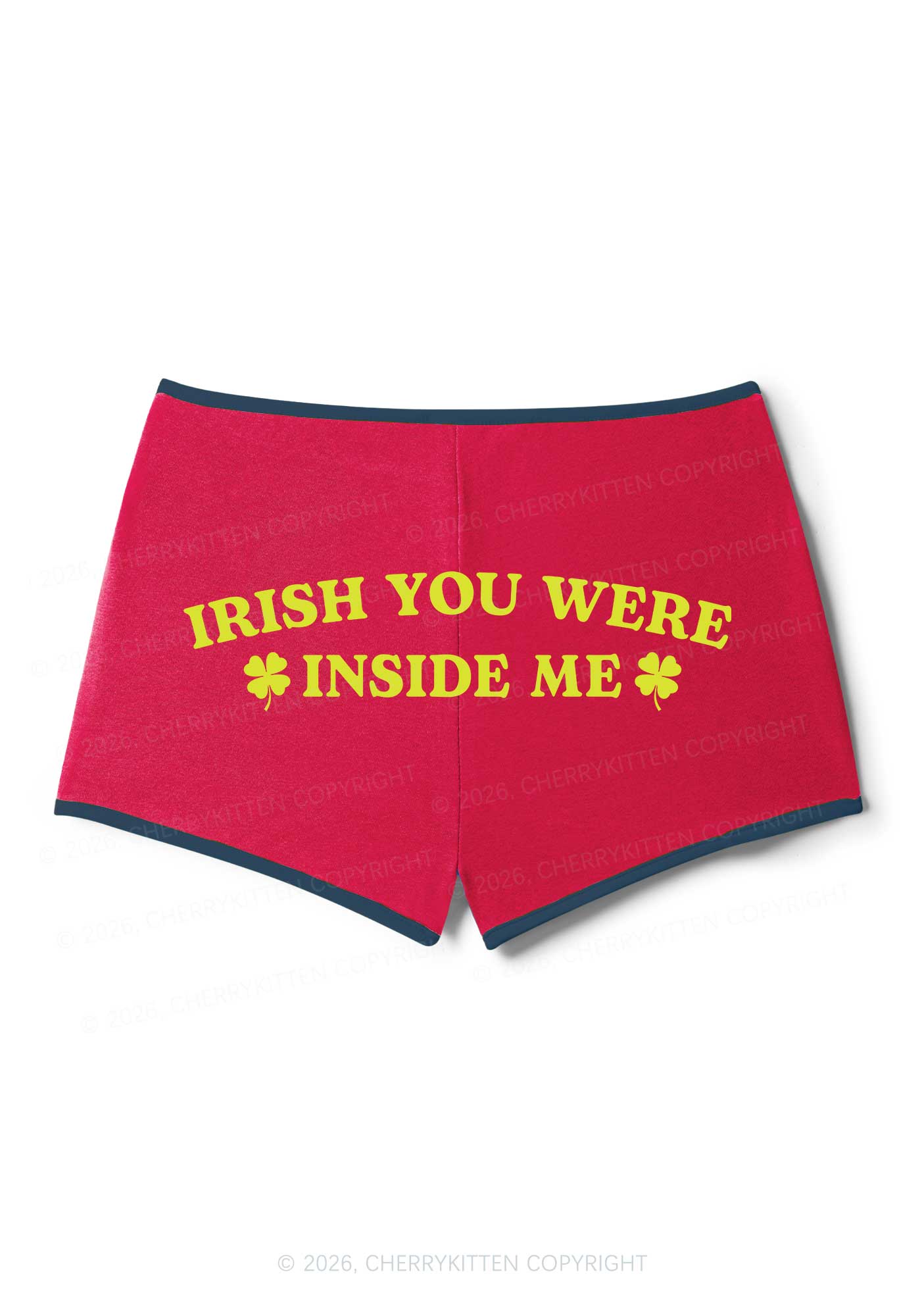 Irish Inside Me St Patricks Y2K Booty Shorts Cherrykitten - Image 6