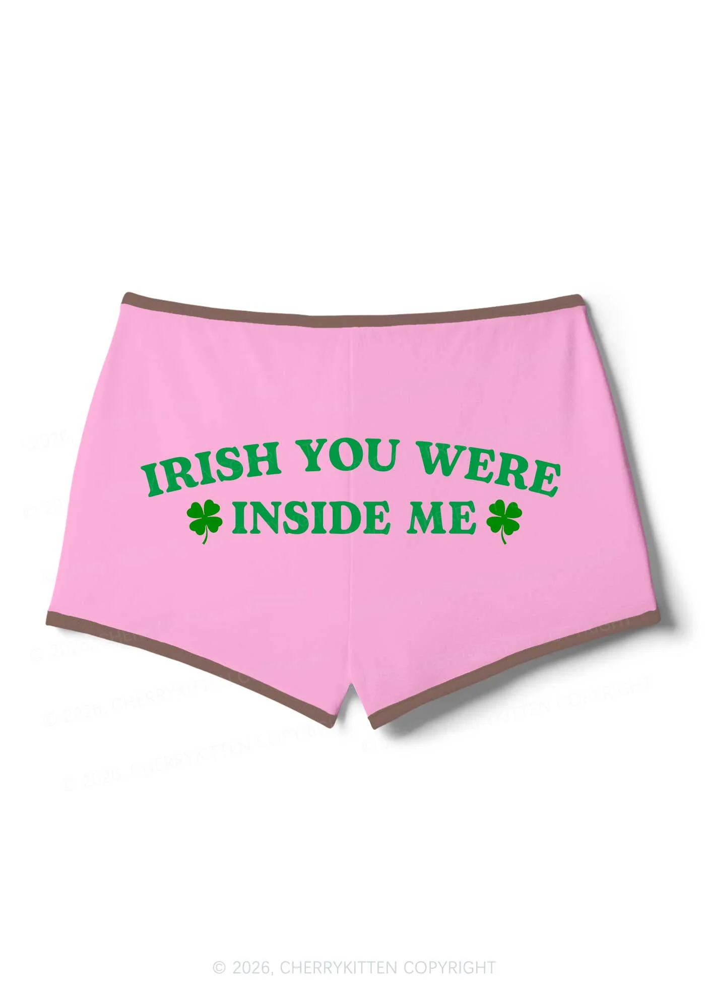 Irish Inside Me St Patricks Y2K Booty Shorts Cherrykitten - Image 7