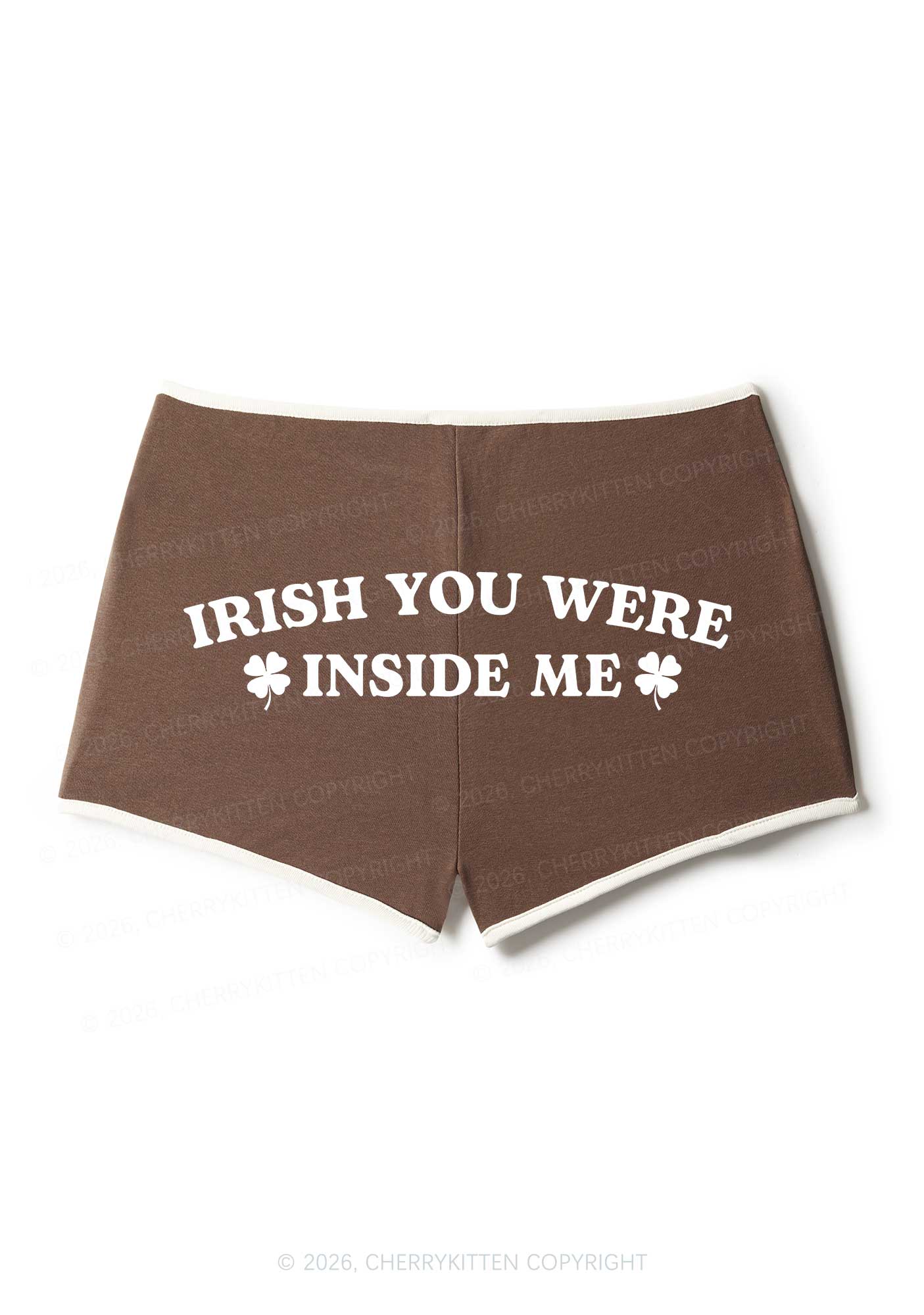 Irish Inside Me St Patricks Y2K Booty Shorts Cherrykitten - Image 8
