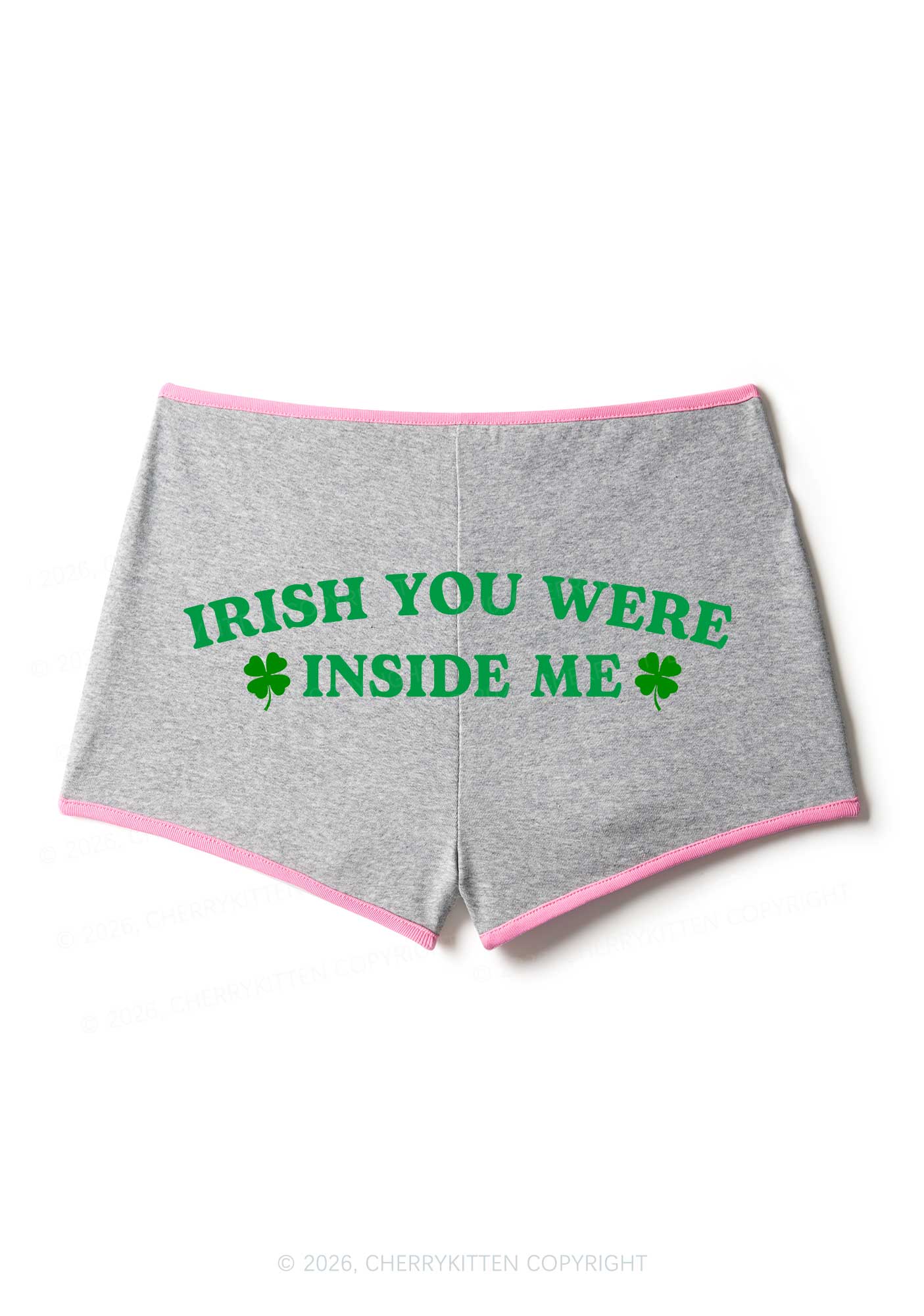 Irish Inside Me St Patricks Y2K Booty Shorts Cherrykitten - Image 9
