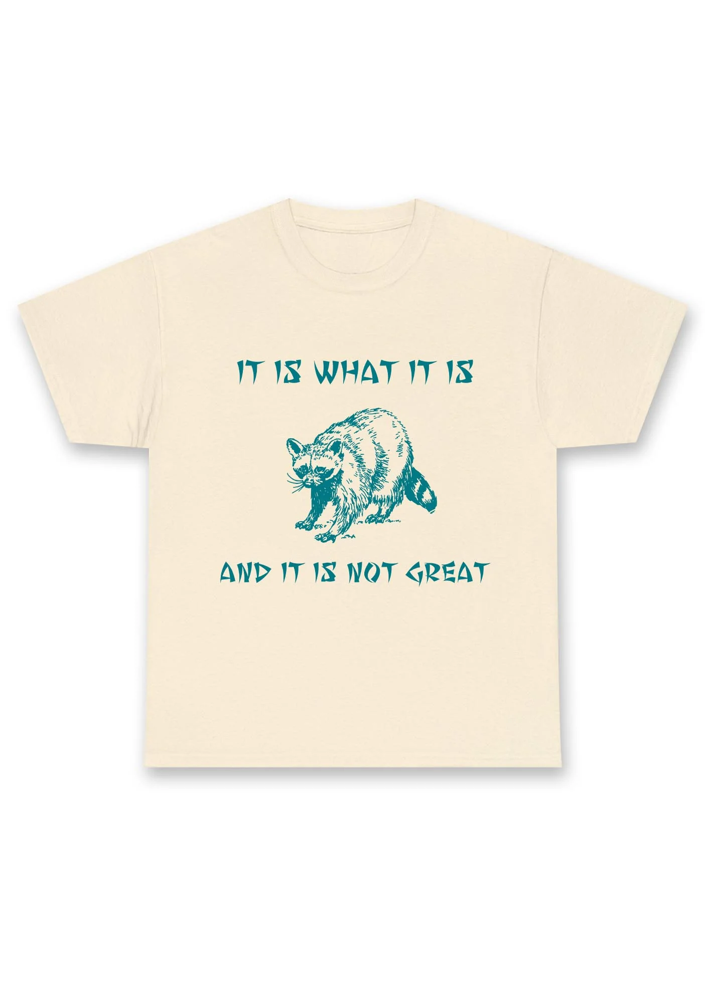 It Is What It Is And It Is Not Great Chunky Shirt - Image 4