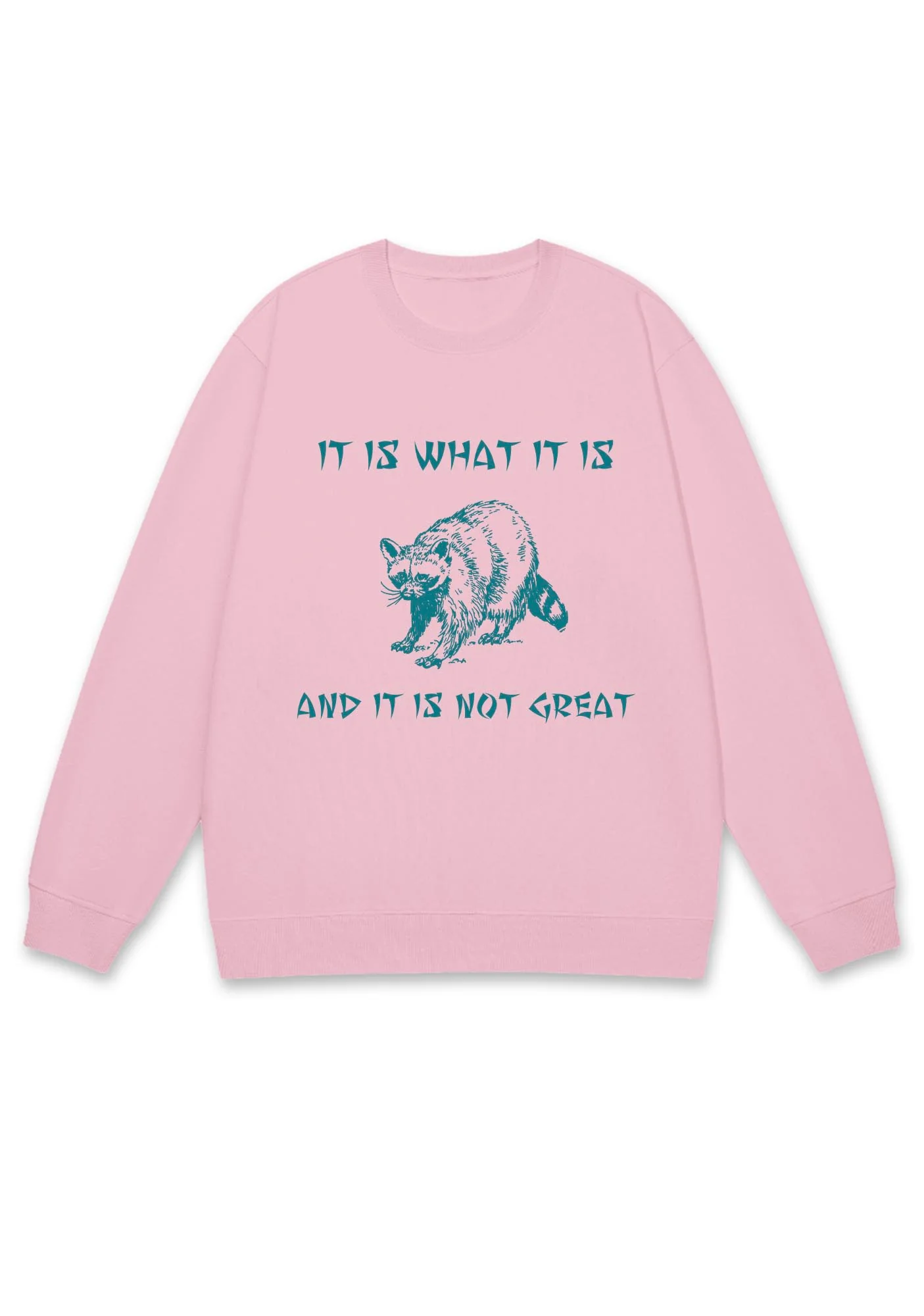 It Is What It Is And It Is Not Great Y2K Sweatshirt - Image 5
