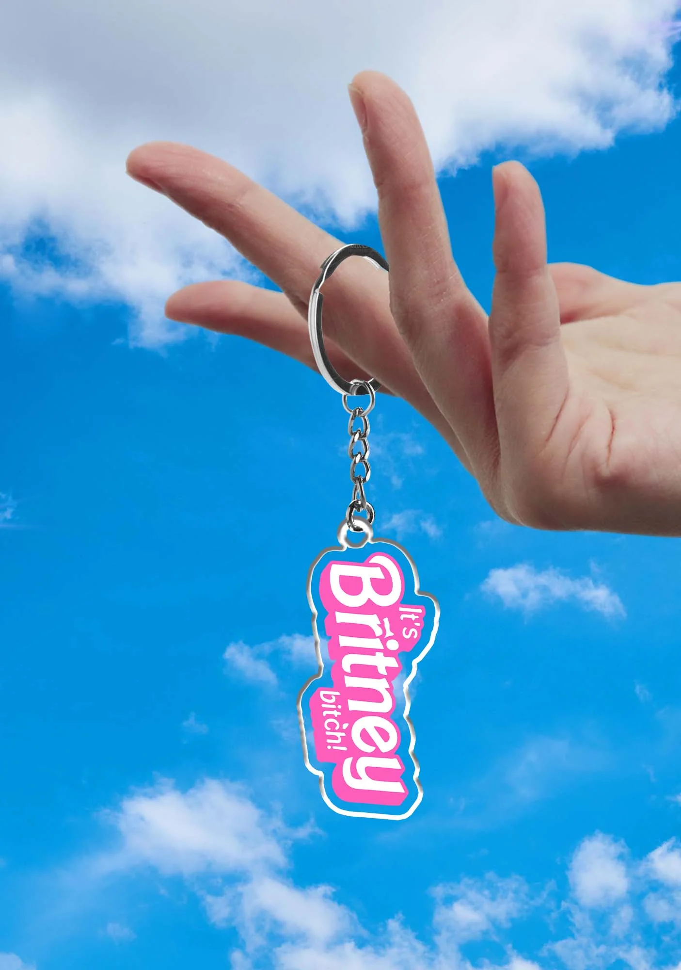 It's Britney Bixch 1Pc Y2K Keychain Cherrykitten - Image 2