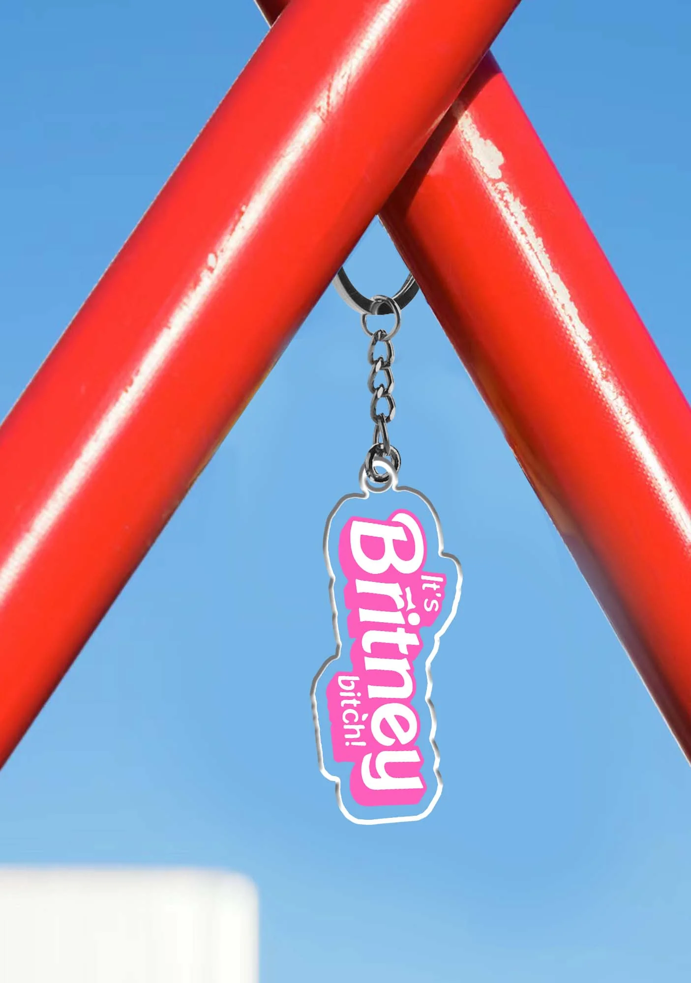 It's Britney Bixch 1Pc Y2K Keychain Cherrykitten - Image 3