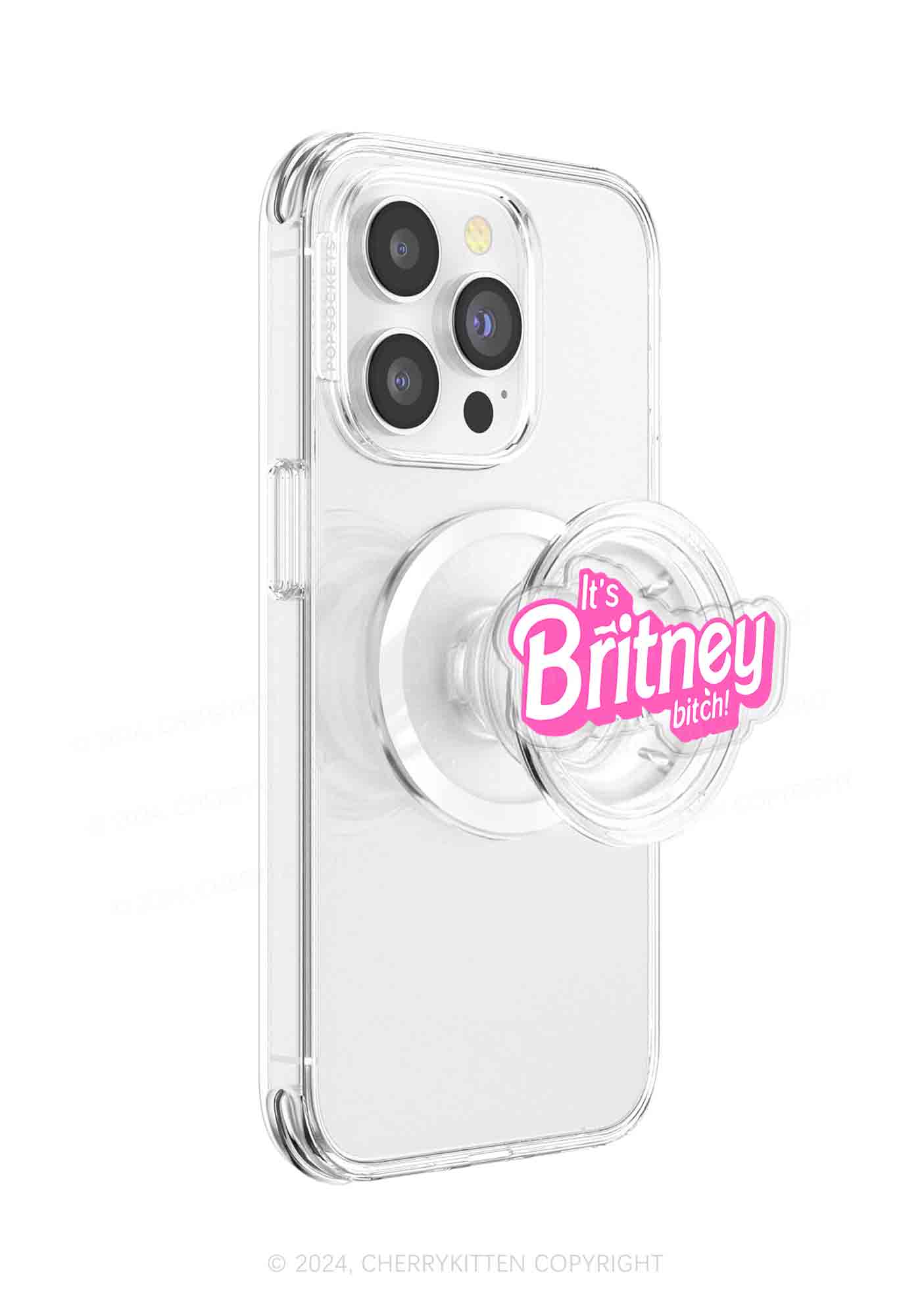 It's Britney Bixch Y2K Magnetic Phone Grip Holder Cherrykitten - Image 3