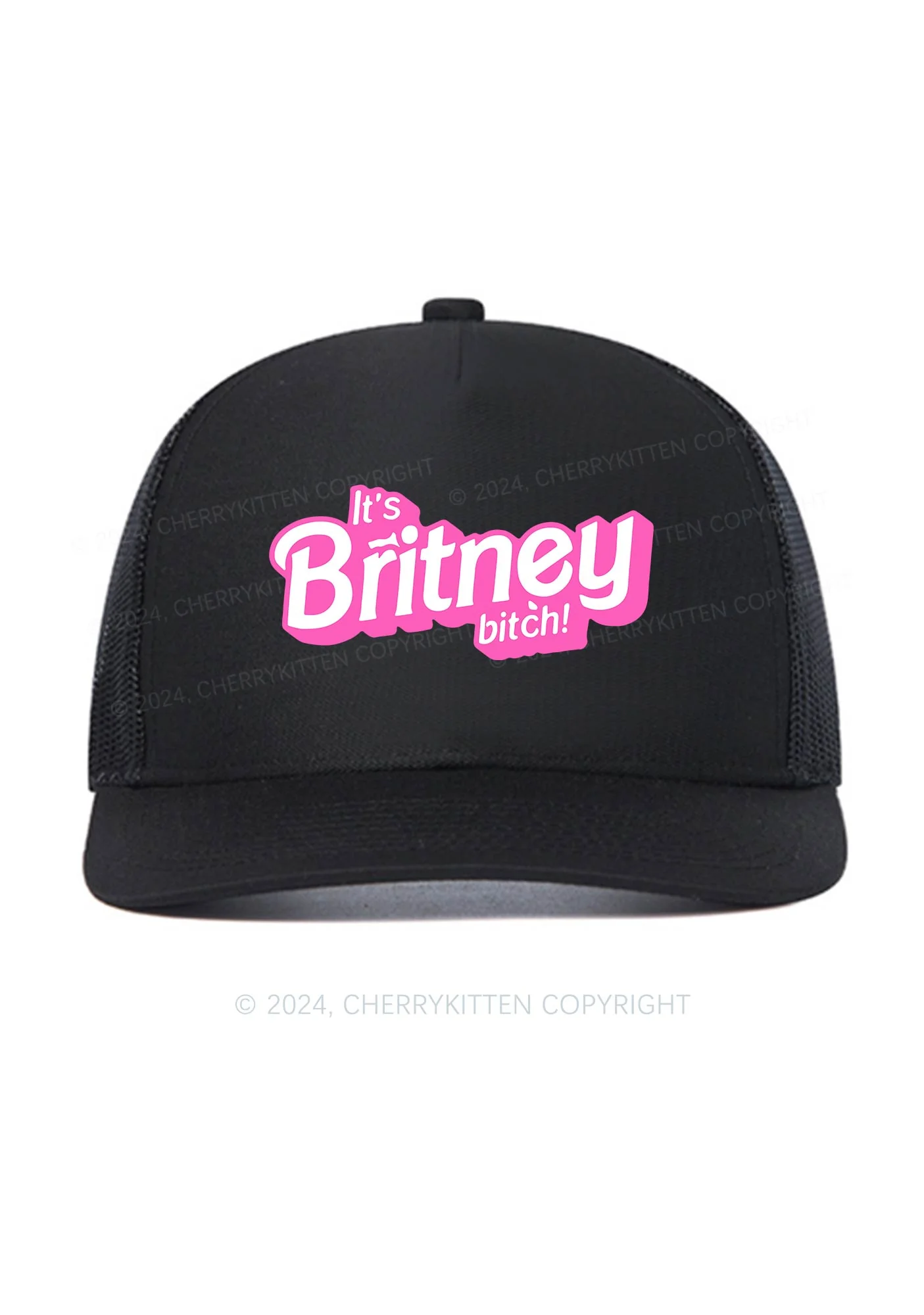 It's Britney Bixch Y2K Trucker Mesh Hat Cherrykitten - Image 2