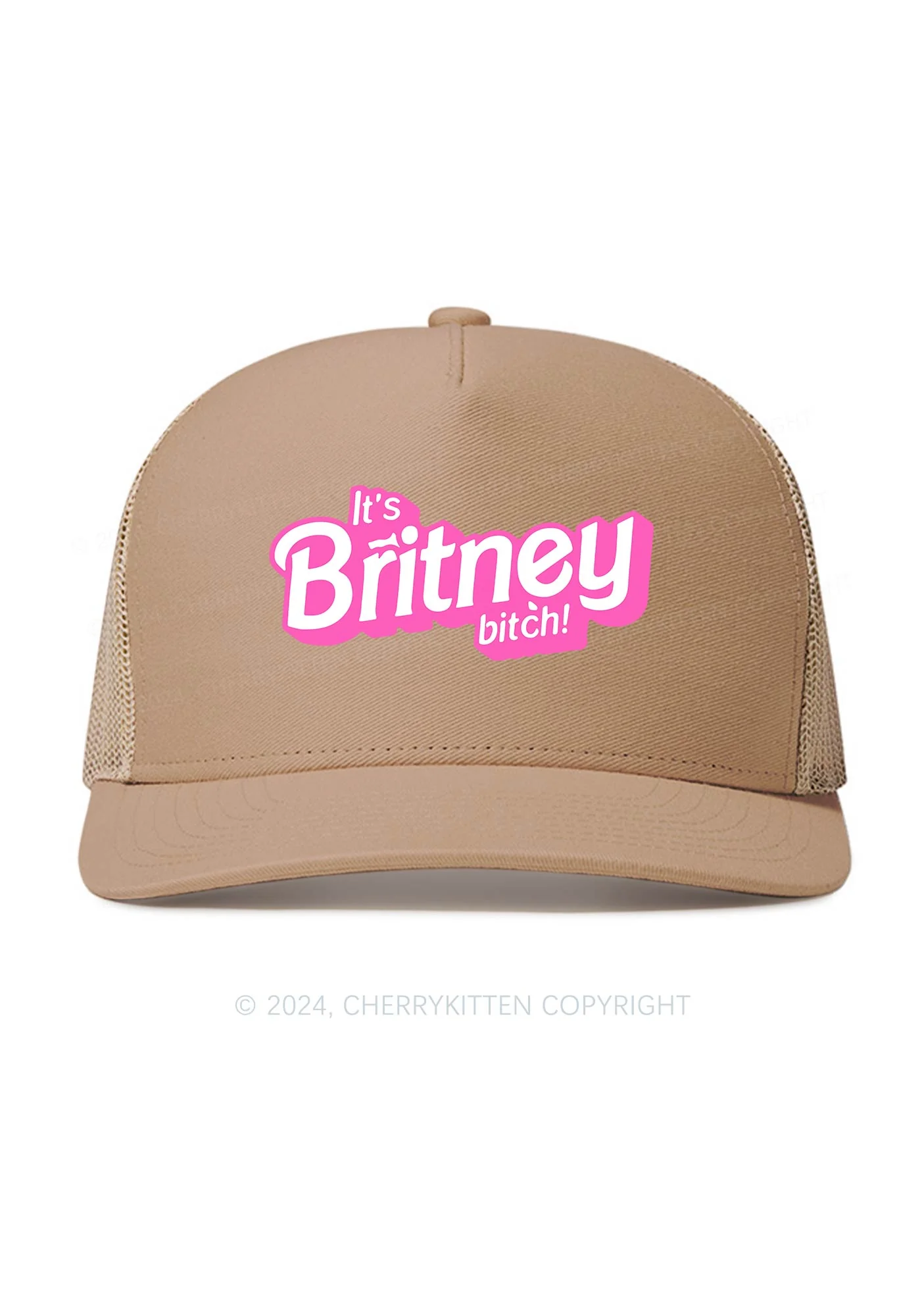 It's Britney Bixch Y2K Trucker Mesh Hat Cherrykitten - Image 3
