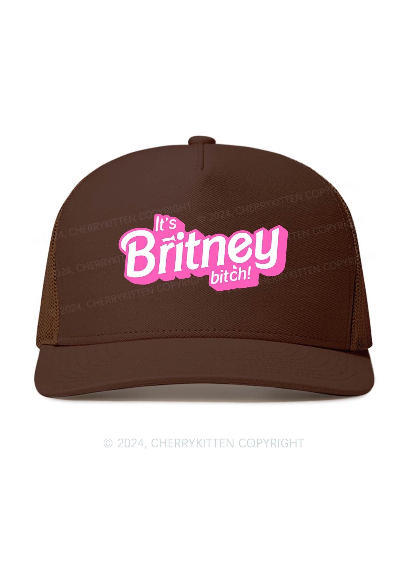 It's Britney Bixch Y2K Trucker Mesh Hat Cherrykitten - Image 4