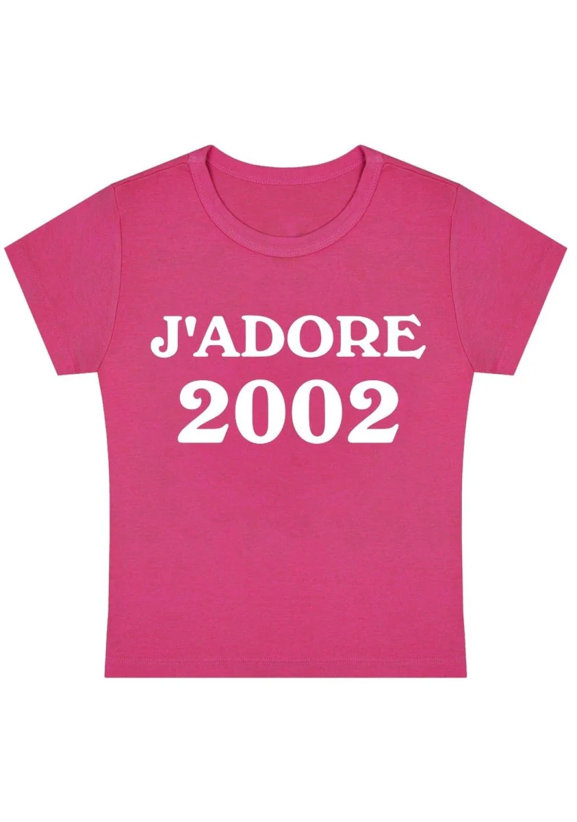 J'adore 2002 Y2k Baby Tee - Image 4