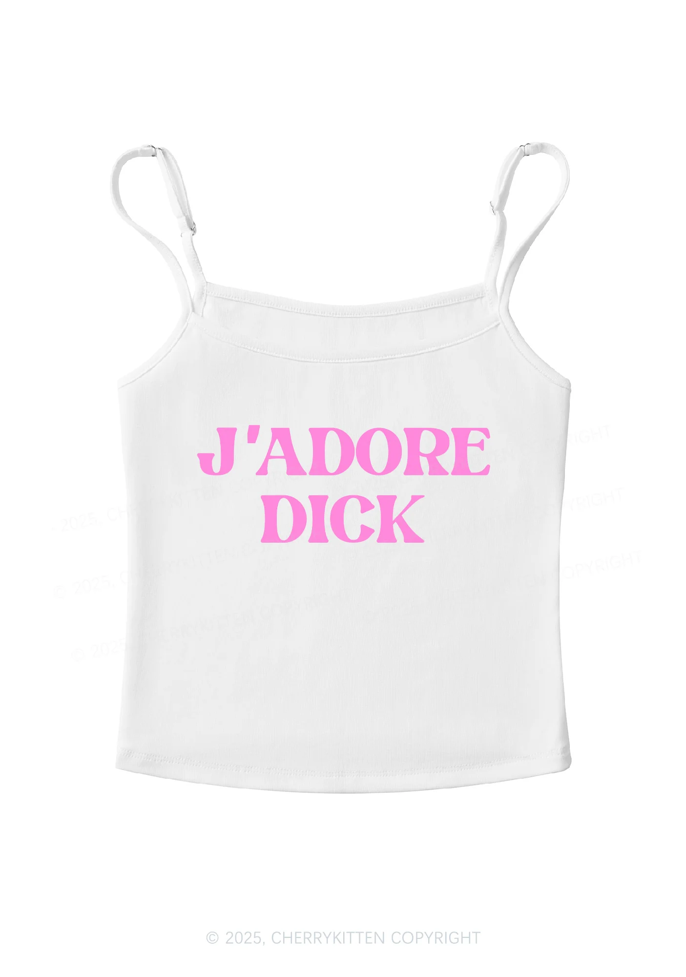 Jadore Dxxk Y2K Spaghetti Strap Cami Cherrykitten - Image 3