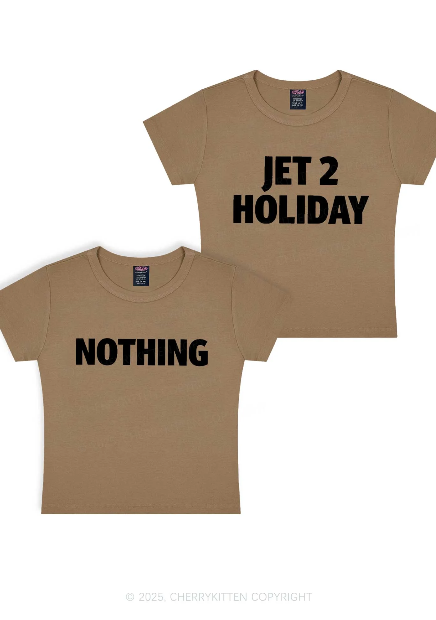 Jet Holiday Nothing Y2K Valentine's Day Baby Tee Cherrykitten - Image 11
