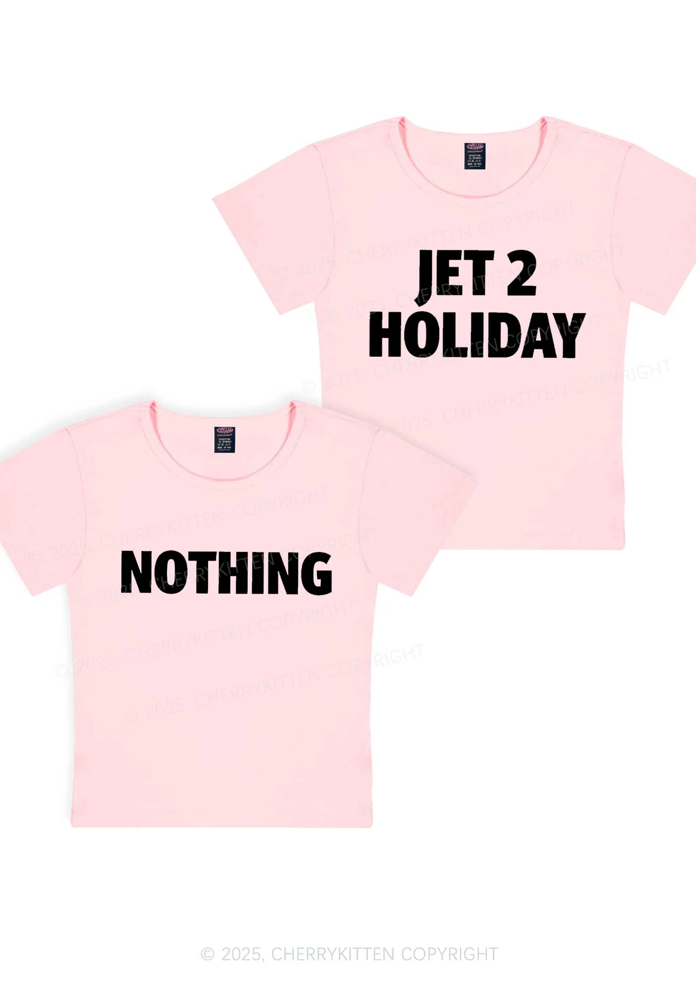 Jet Holiday Nothing Y2K Valentine's Day Baby Tee Cherrykitten - Image 13