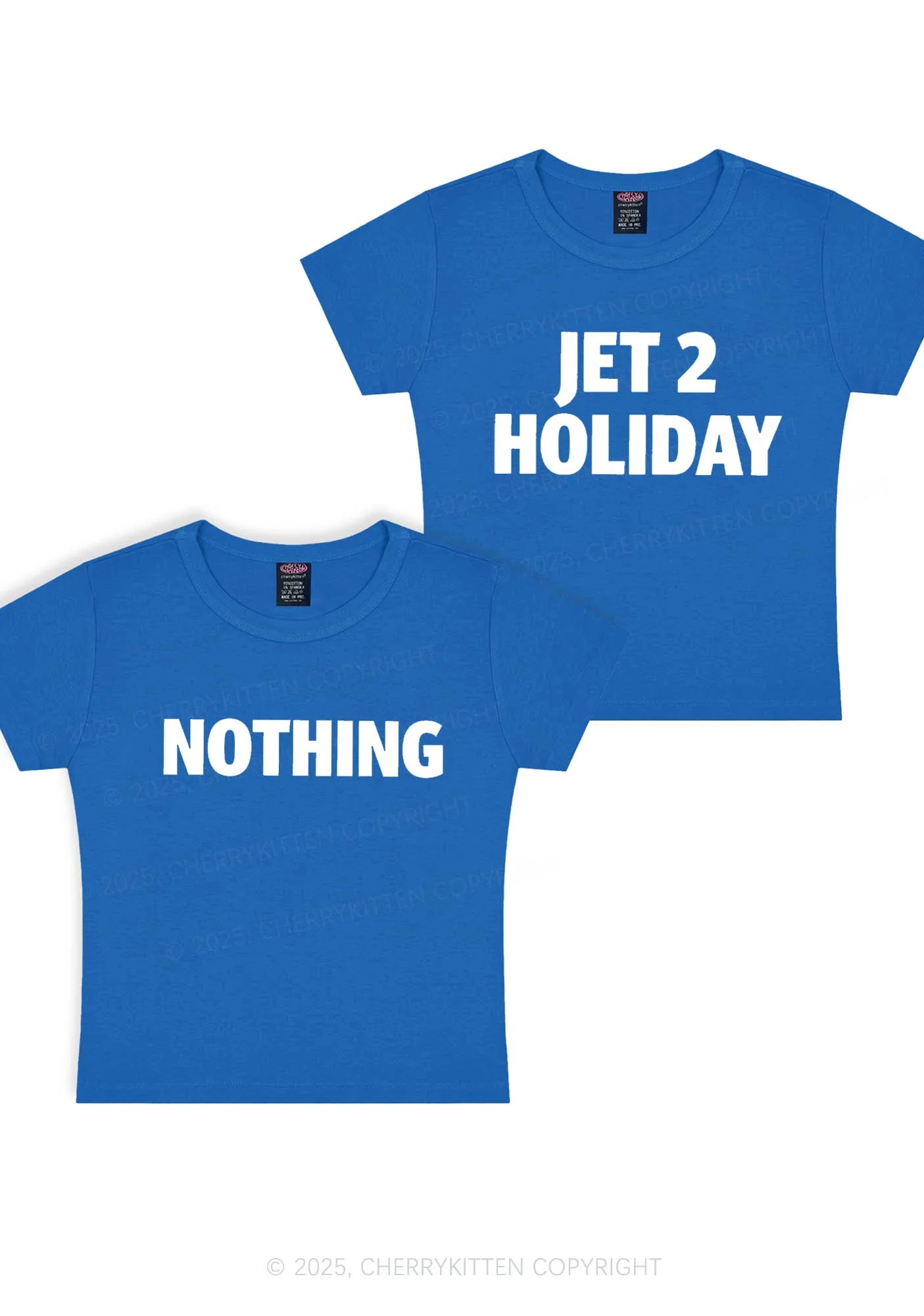 Jet Holiday Nothing Y2K Valentine's Day Baby Tee Cherrykitten - Image 5
