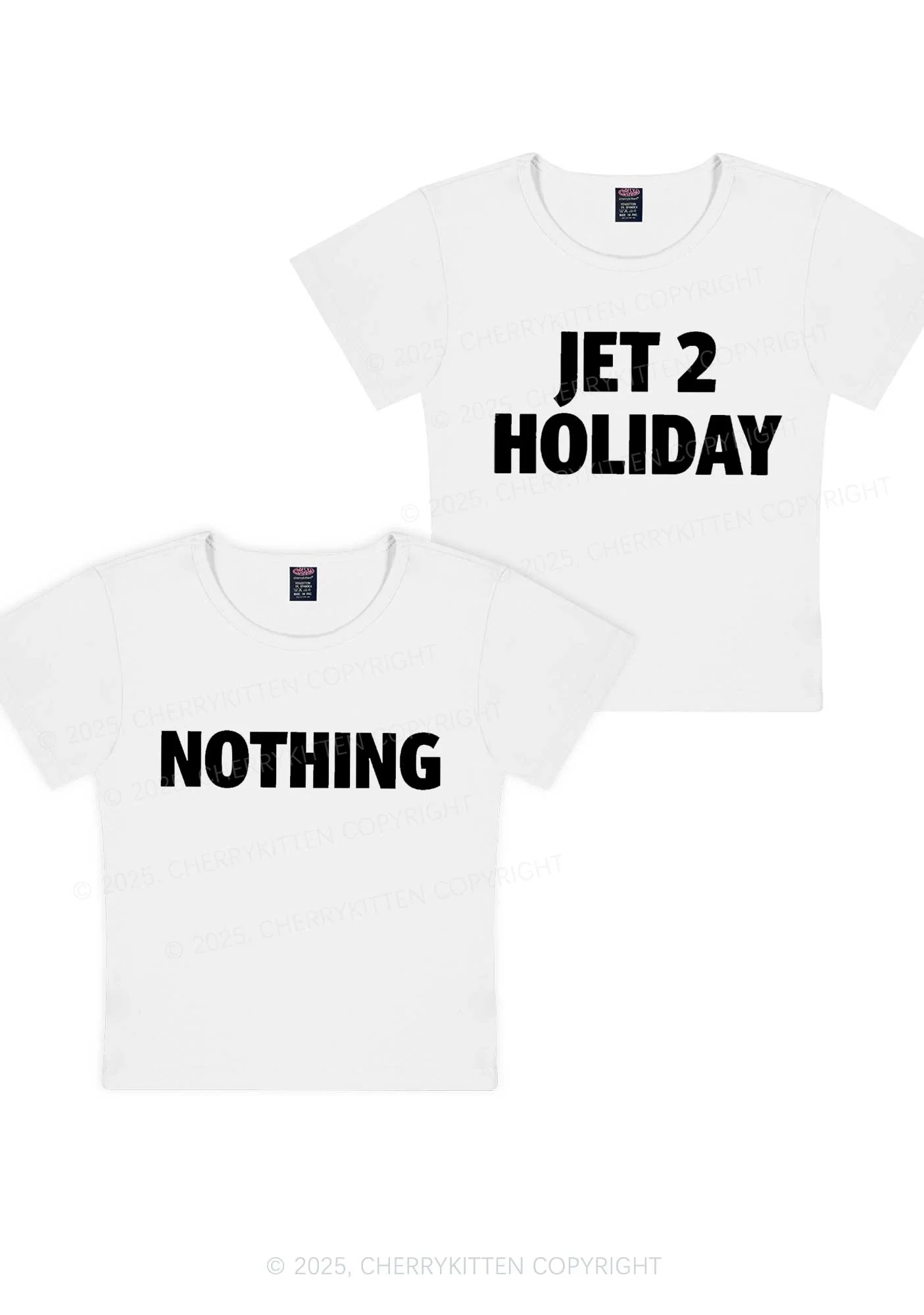 Jet Holiday Nothing Y2K Valentine's Day Baby Tee Cherrykitten - Image 6