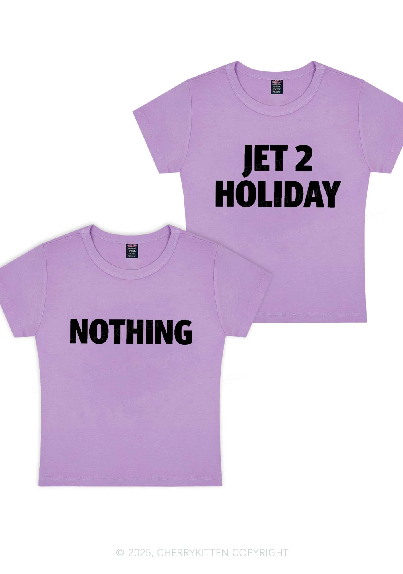 Jet Holiday Nothing Y2K Valentine's Day Baby Tee Cherrykitten - Image 8