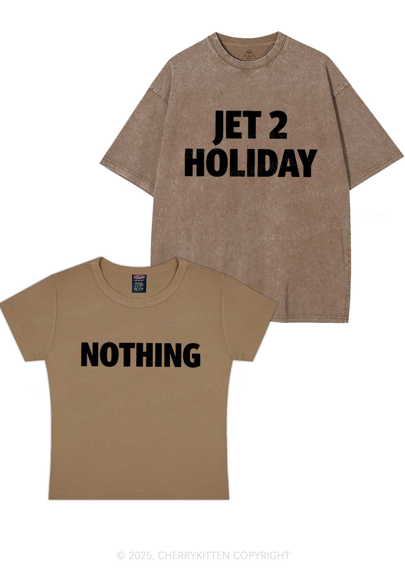 Jet Holiday Nothing Y2K Valentine's Day Couple Shirt Cherrykitten - Image 12