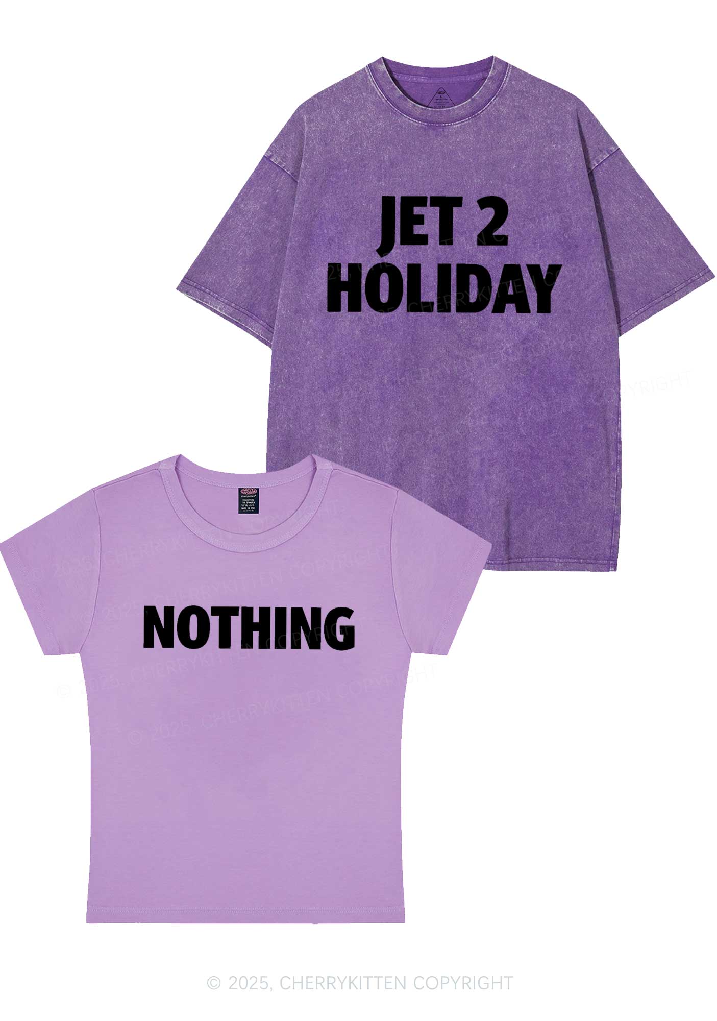 Jet Holiday Nothing Y2K Valentine's Day Couple Shirt Cherrykitten - Image 7