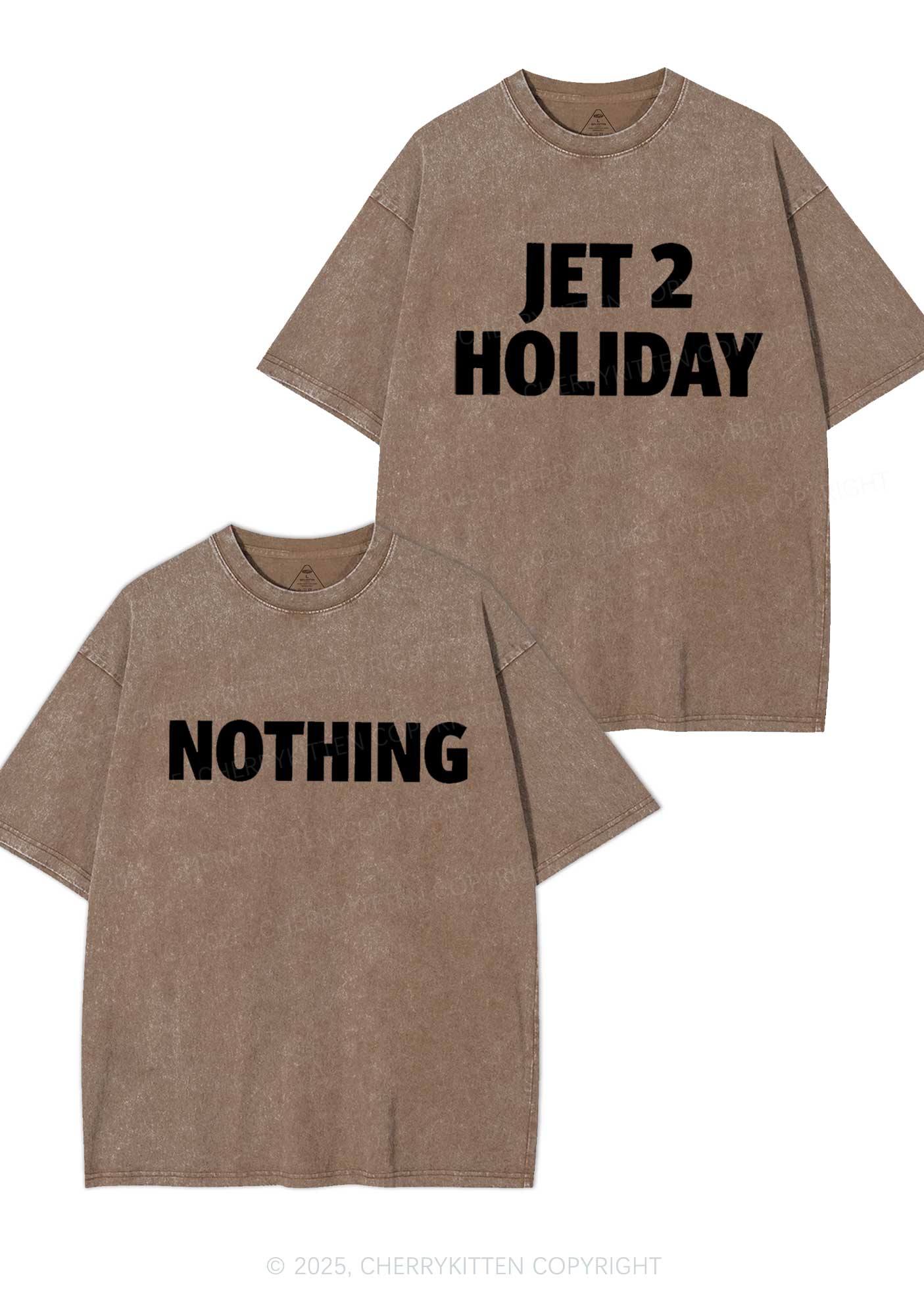 Jet Holiday Nothing Y2K Valentine's Day Washed Tee Cherrykitten - Image 8