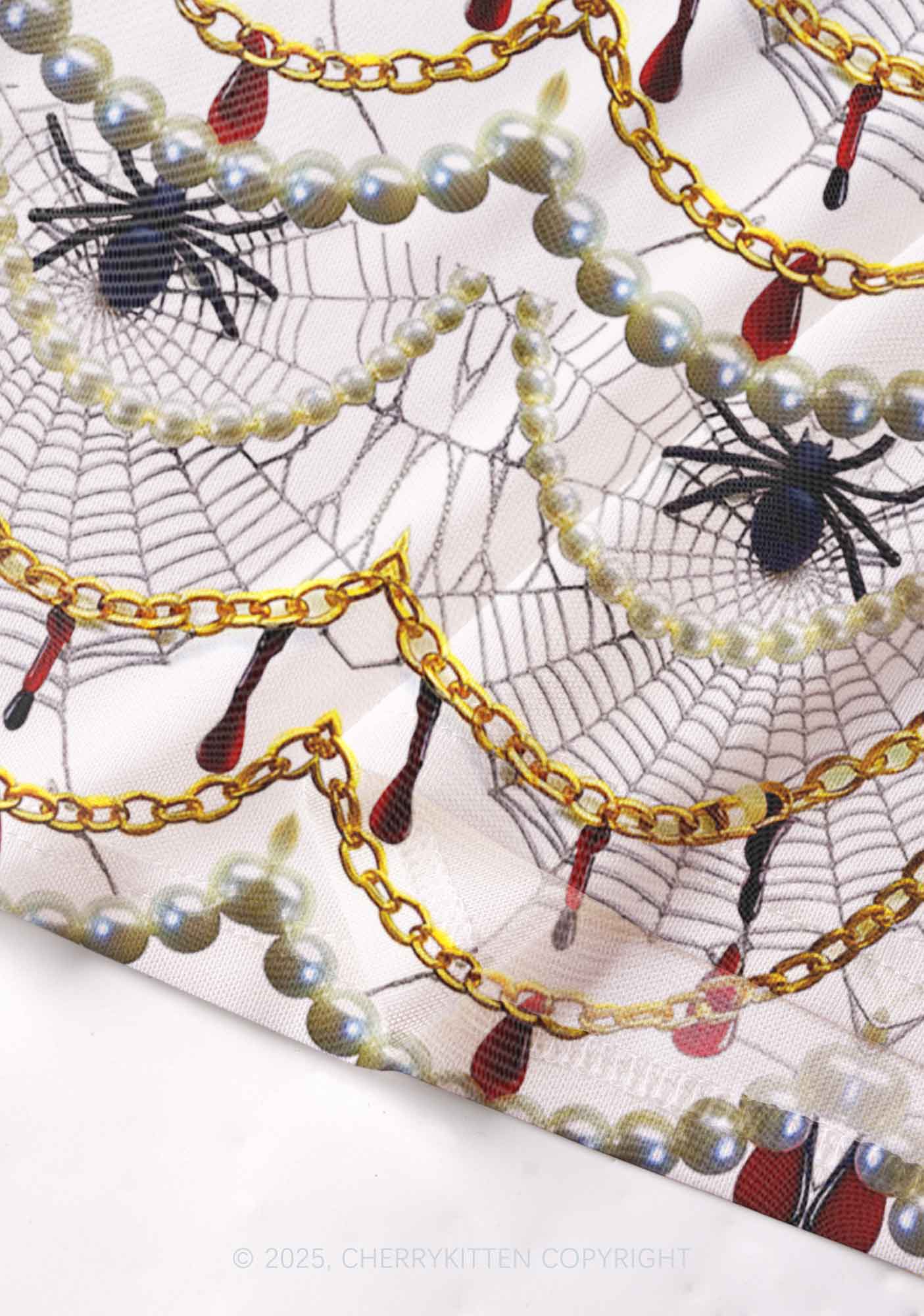 Jewelry Spider Y2K Mesh Cami Tank Cherrykitten - Image 4