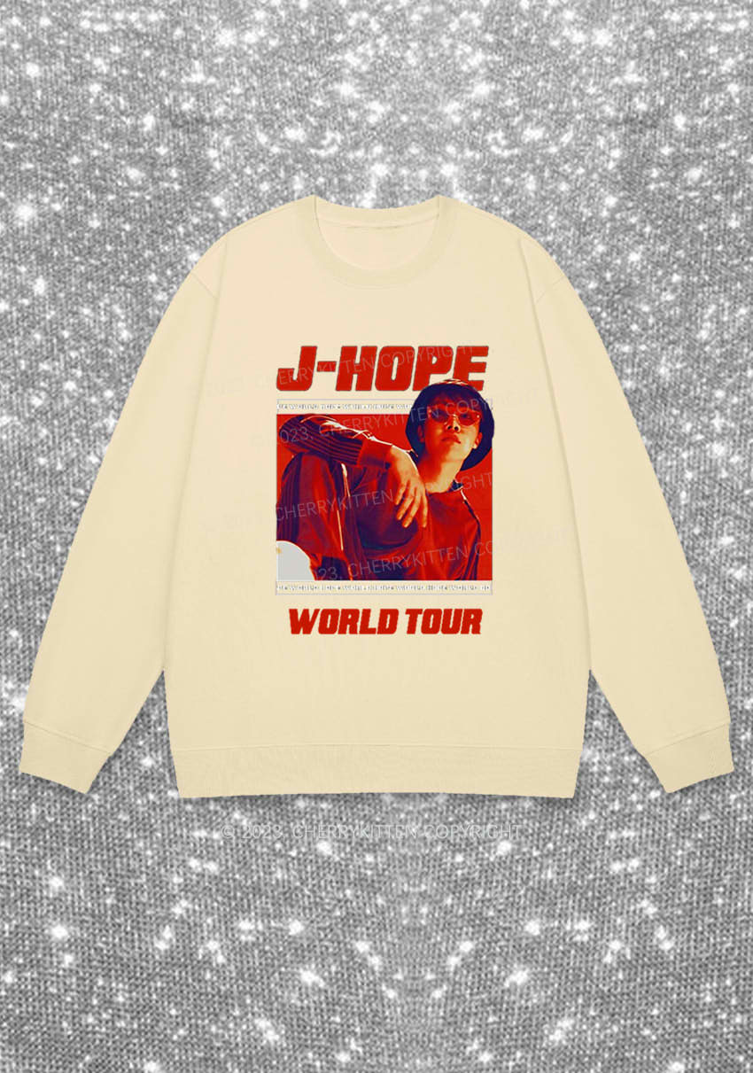 JH World Tour Kpop Y2K Sweatshirt Cherrykitten - Image 4