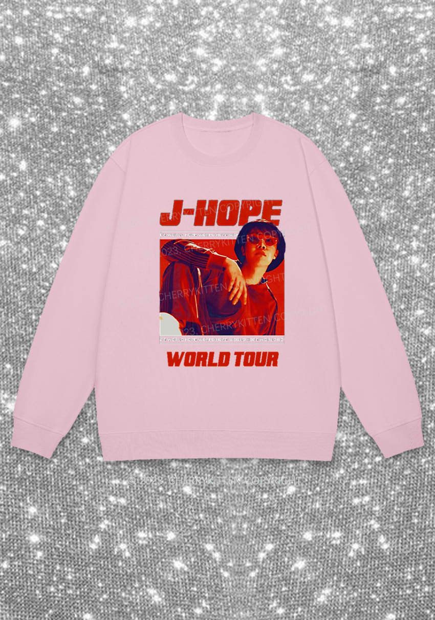 JH World Tour Kpop Y2K Sweatshirt Cherrykitten - Image 6