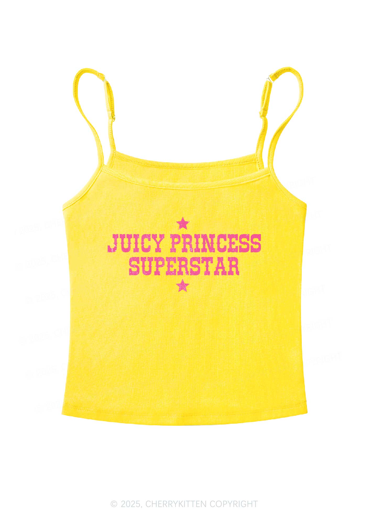 Juicy Princess Superstar Y2K Spaghetti Strap Cami Cherrykitten - Image 8