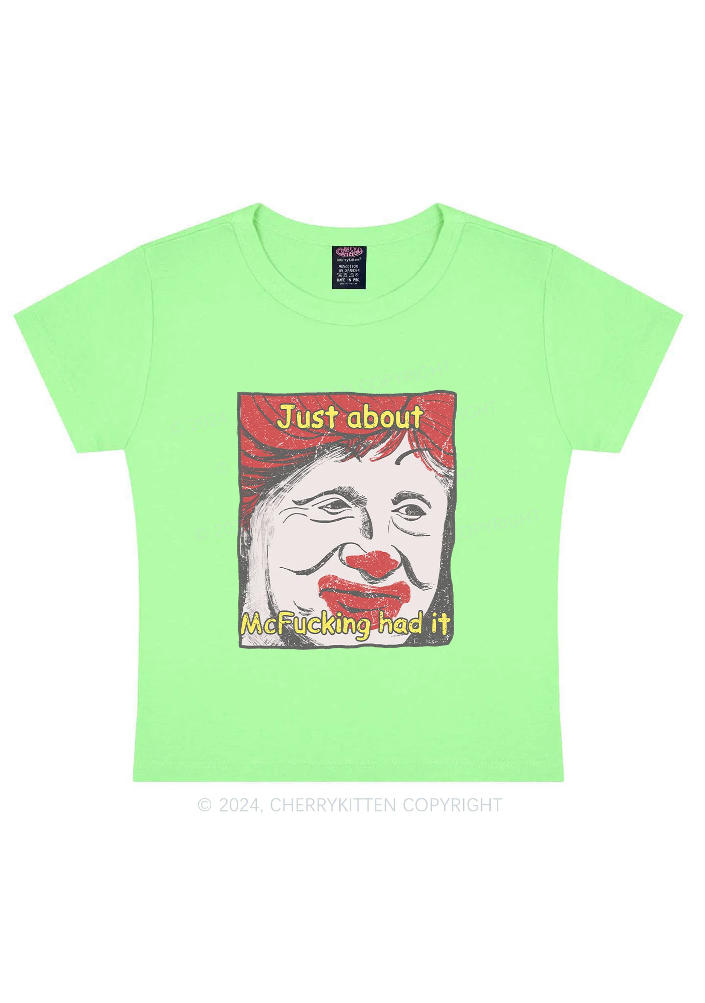 Just About Mc Had It Y2K Baby Tee Cherrykitten - Image 11
