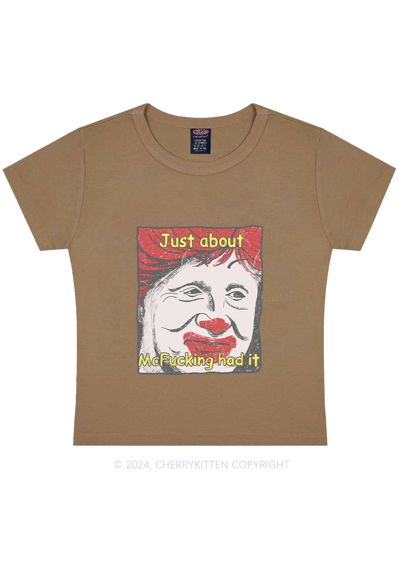 Just About Mc Had It Y2K Baby Tee Cherrykitten - Image 12