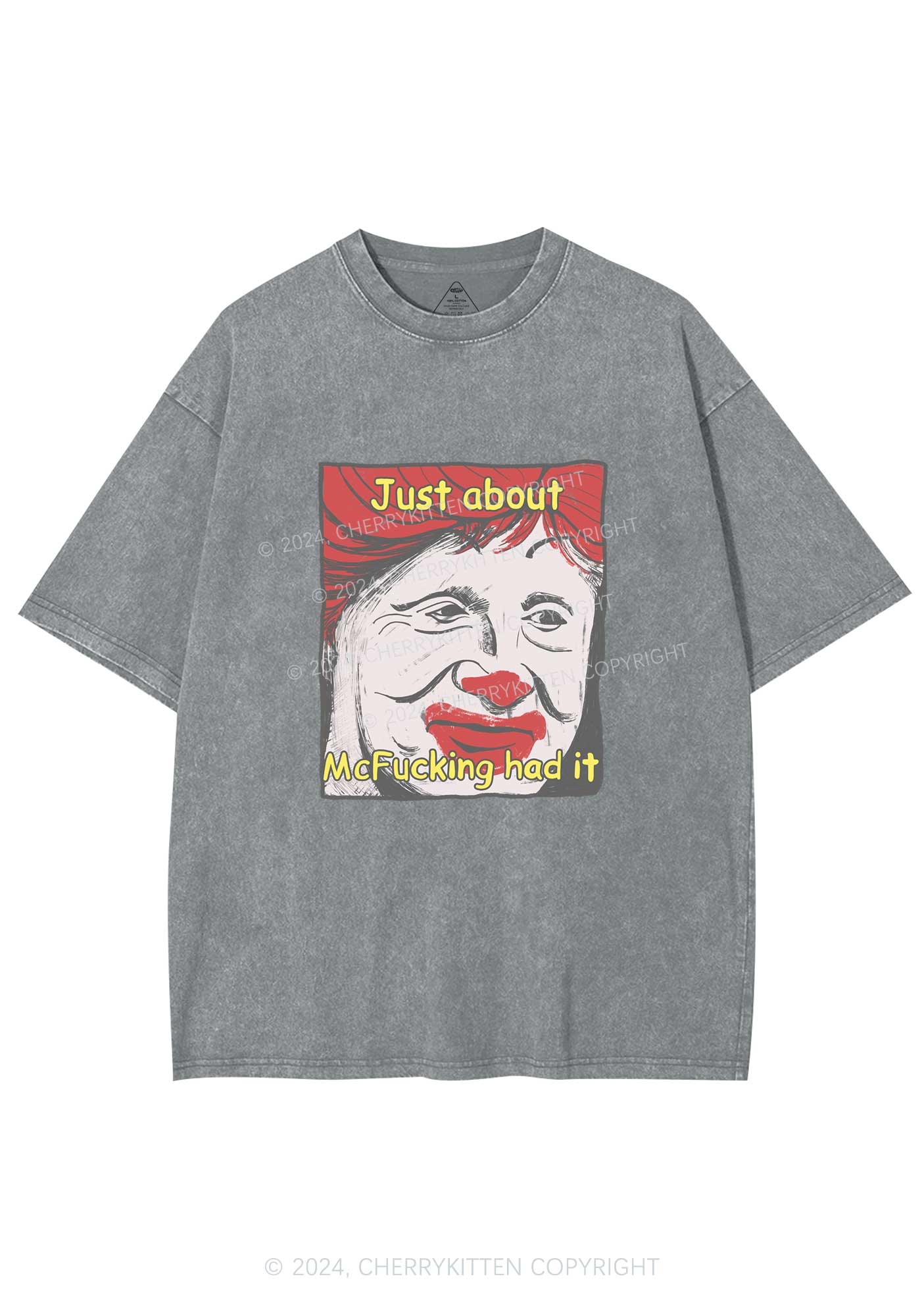 Just About Mc Had It Y2K Washed Tee Cherrykitten - Image 6