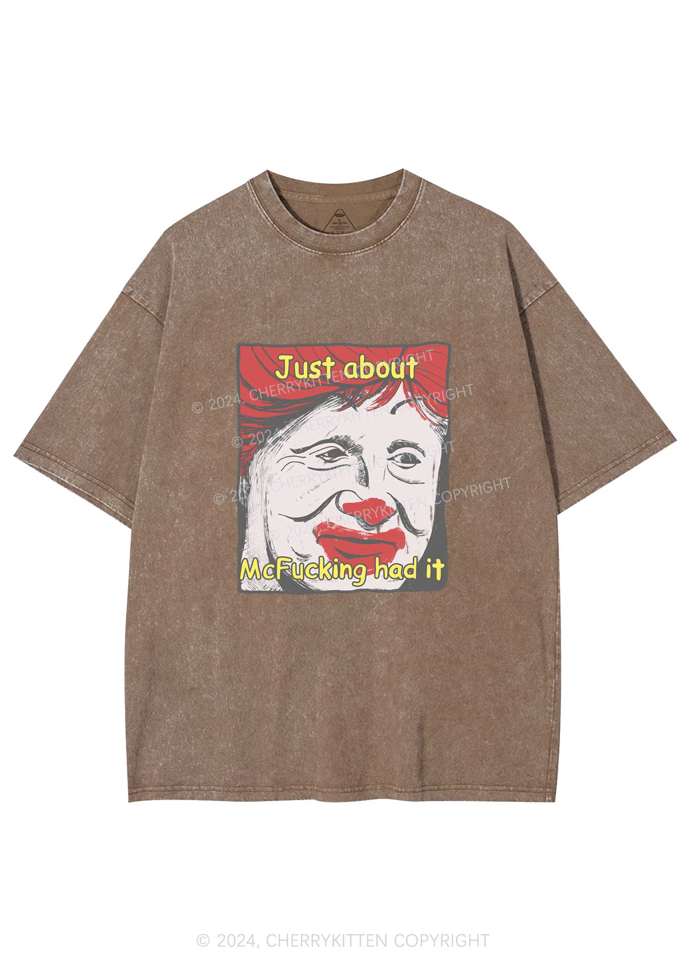 Just About Mc Had It Y2K Washed Tee Cherrykitten - Image 7