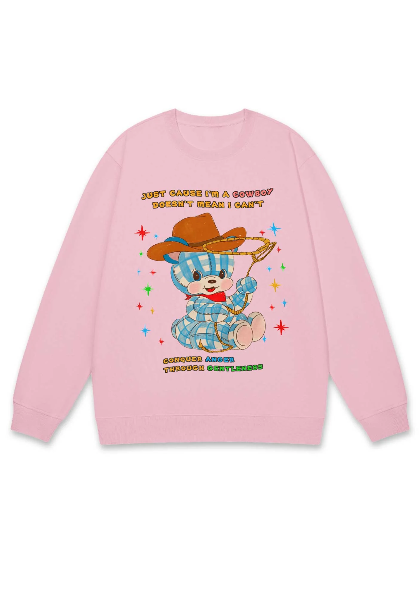 Just Cause I'm A Cowboy Y2K Sweatshirt - Image 6