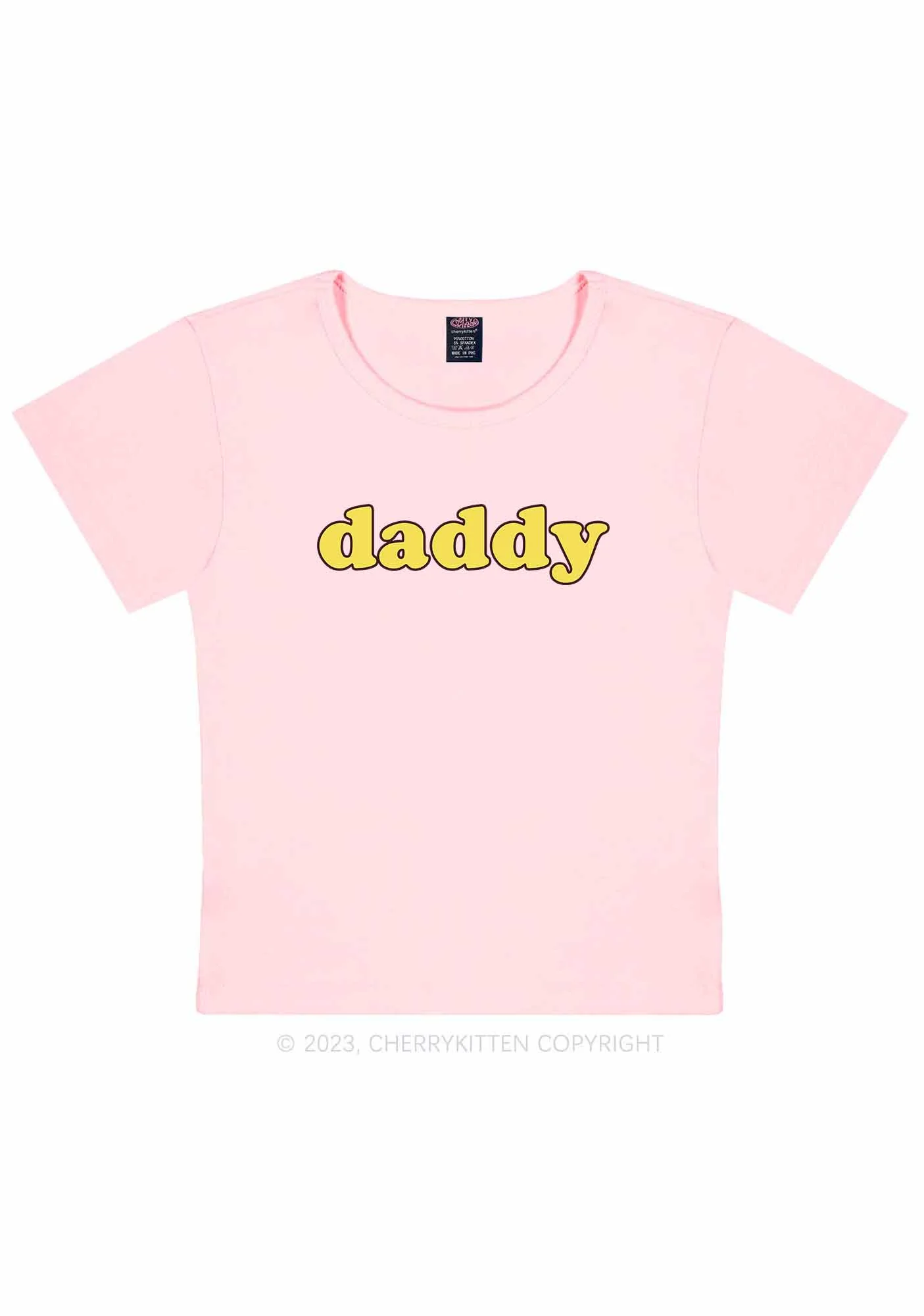 Just Daddy Y2K Baby Tee Cherrykitten - Image 9