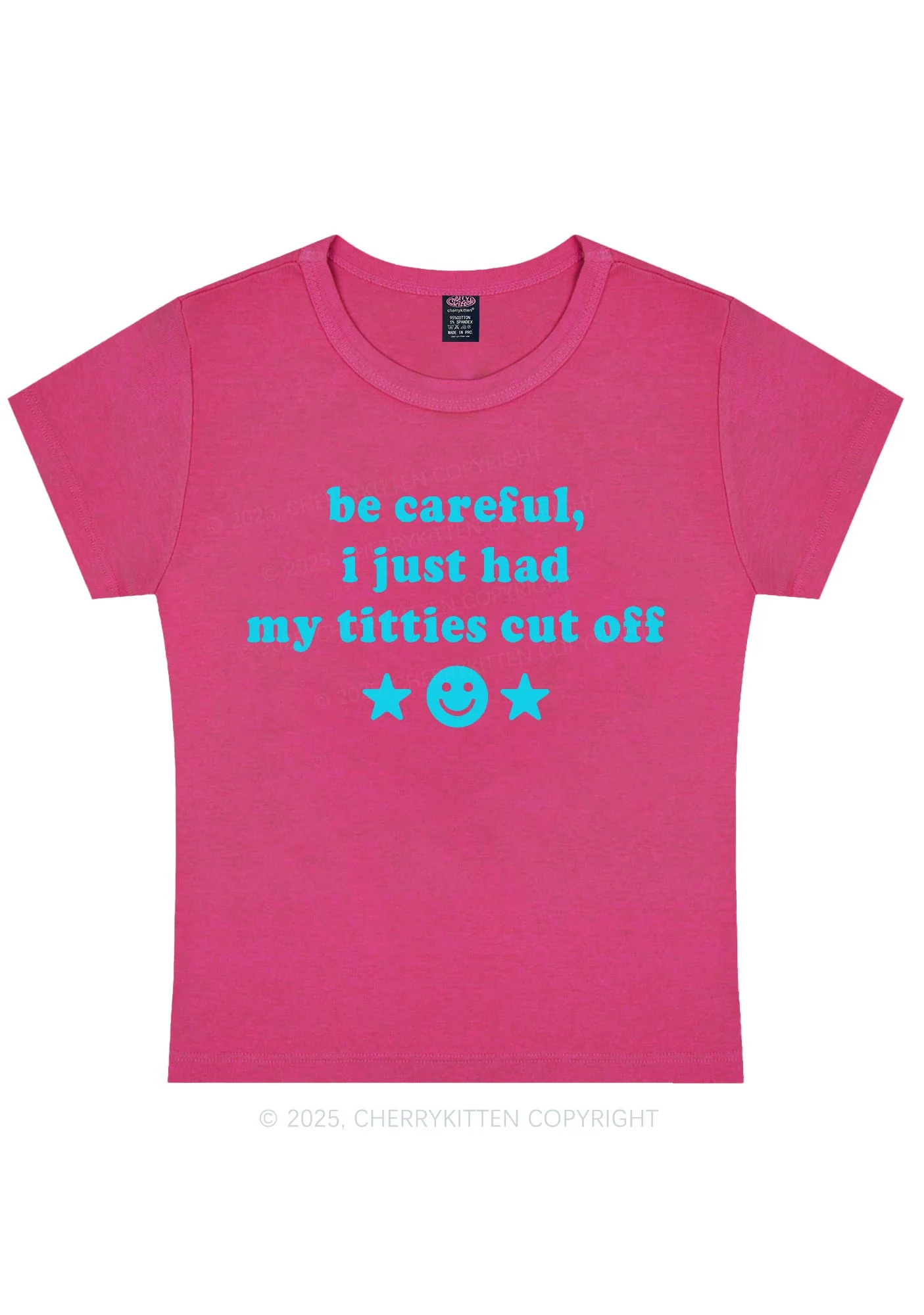 Just Had Txtties Cut Off Pride Y2K Baby Tee Cherrykitten - Image 6