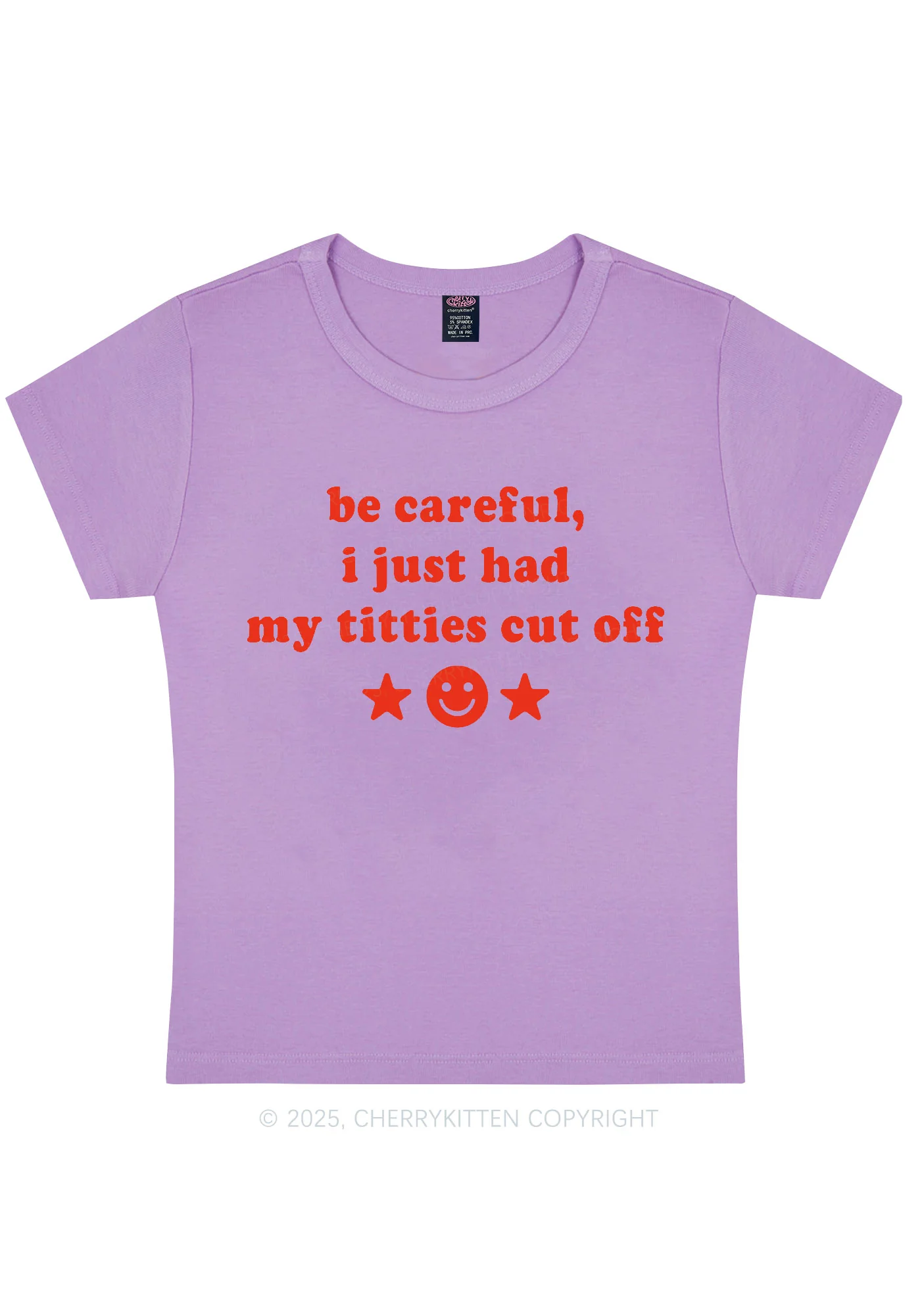 Just Had Txtties Cut Off Pride Y2K Baby Tee Cherrykitten - Image 7