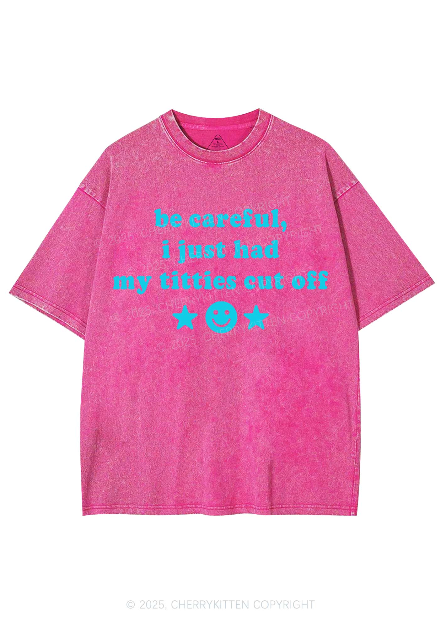 Just Had Txtties Cut Off Pride Y2K Shirts Washed Tee Cherrykitten - Image 3