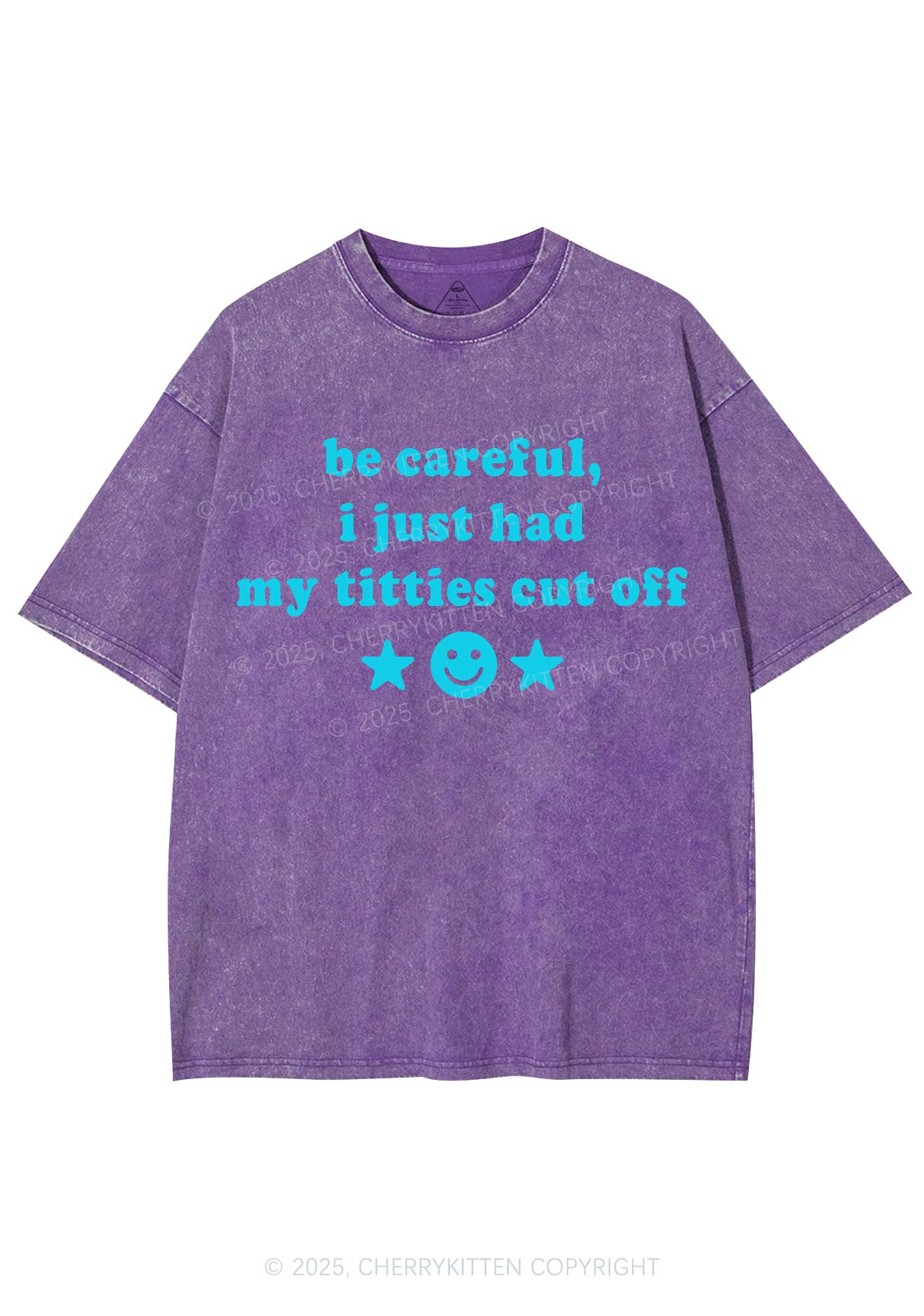 Just Had Txtties Cut Off Pride Y2K Shirts Washed Tee Cherrykitten - Image 5