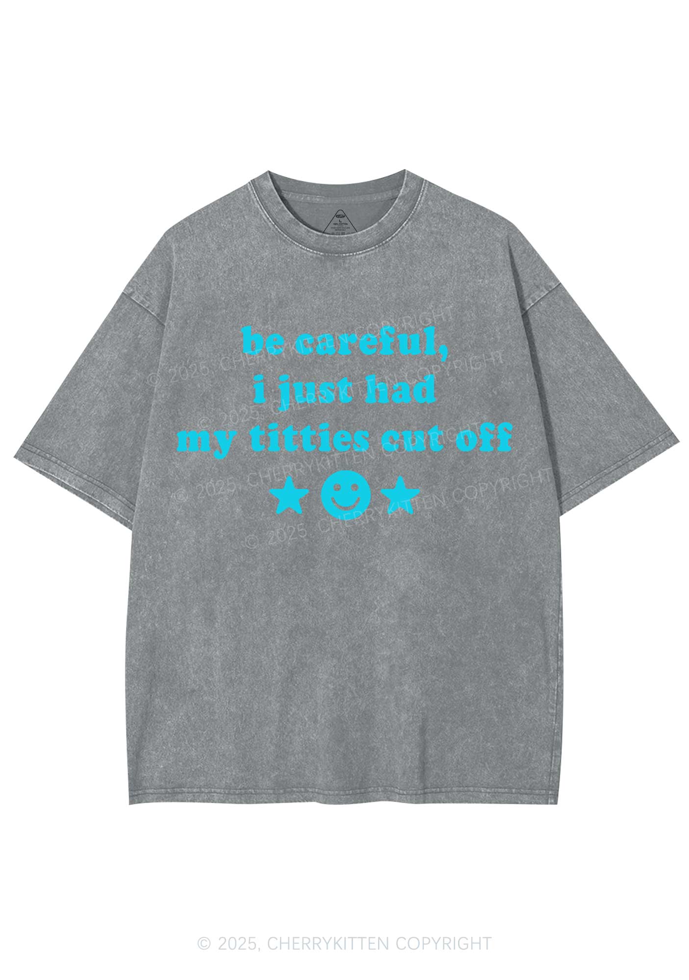 Just Had Txtties Cut Off Pride Y2K Shirts Washed Tee Cherrykitten - Image 6