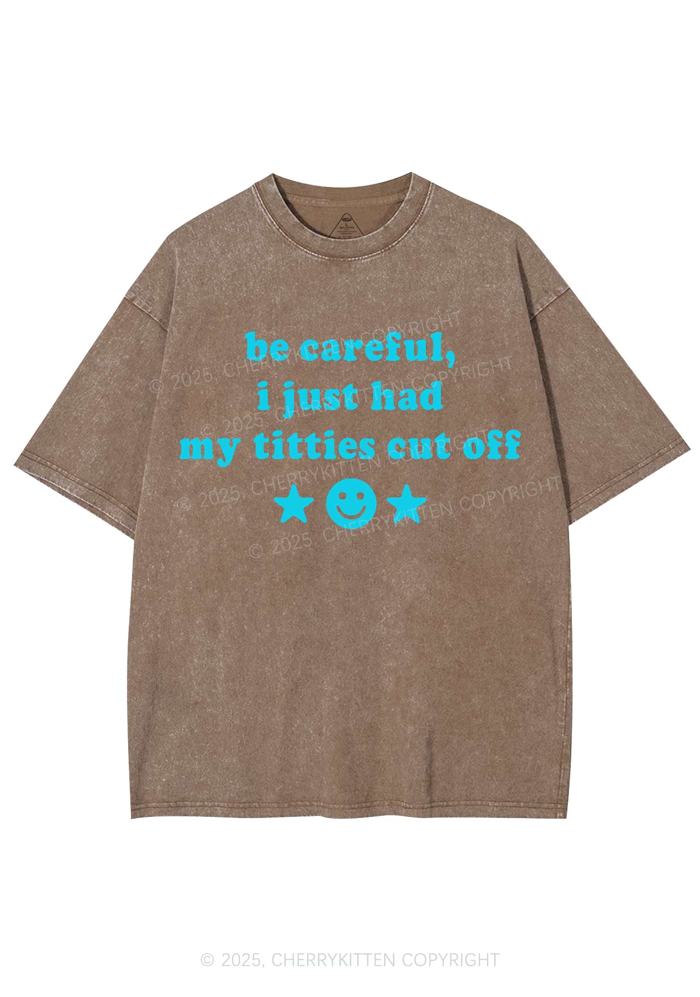 Just Had Txtties Cut Off Pride Y2K Shirts Washed Tee Cherrykitten - Image 7