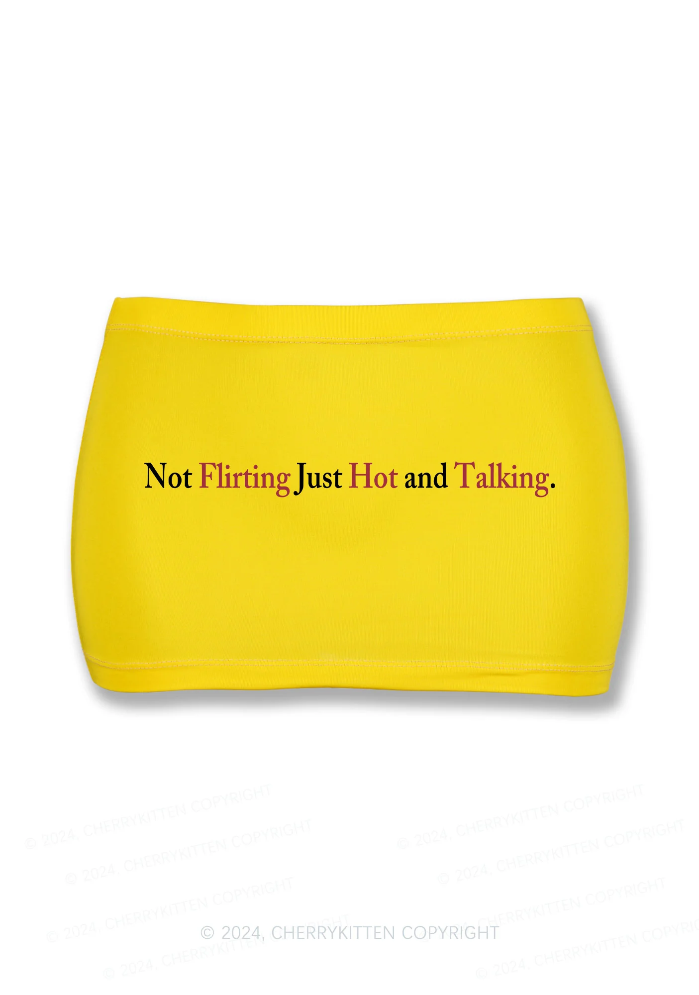 Just Hot And Talking Y2K Mini Hip Skirt Cherrykitten - Image 3