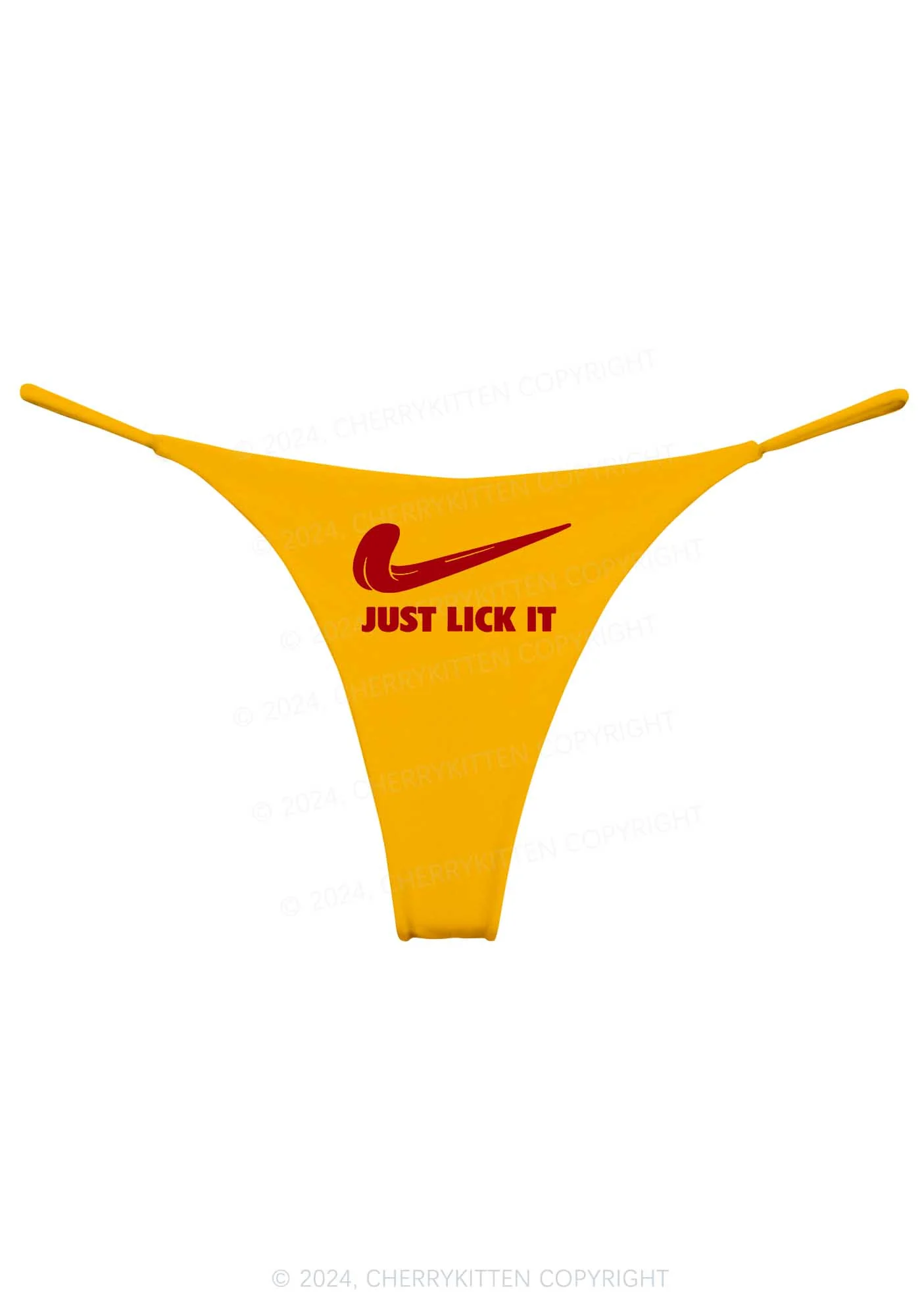 Just Lick It Y2K Bikini String Thong Cherrykitten - Image 9