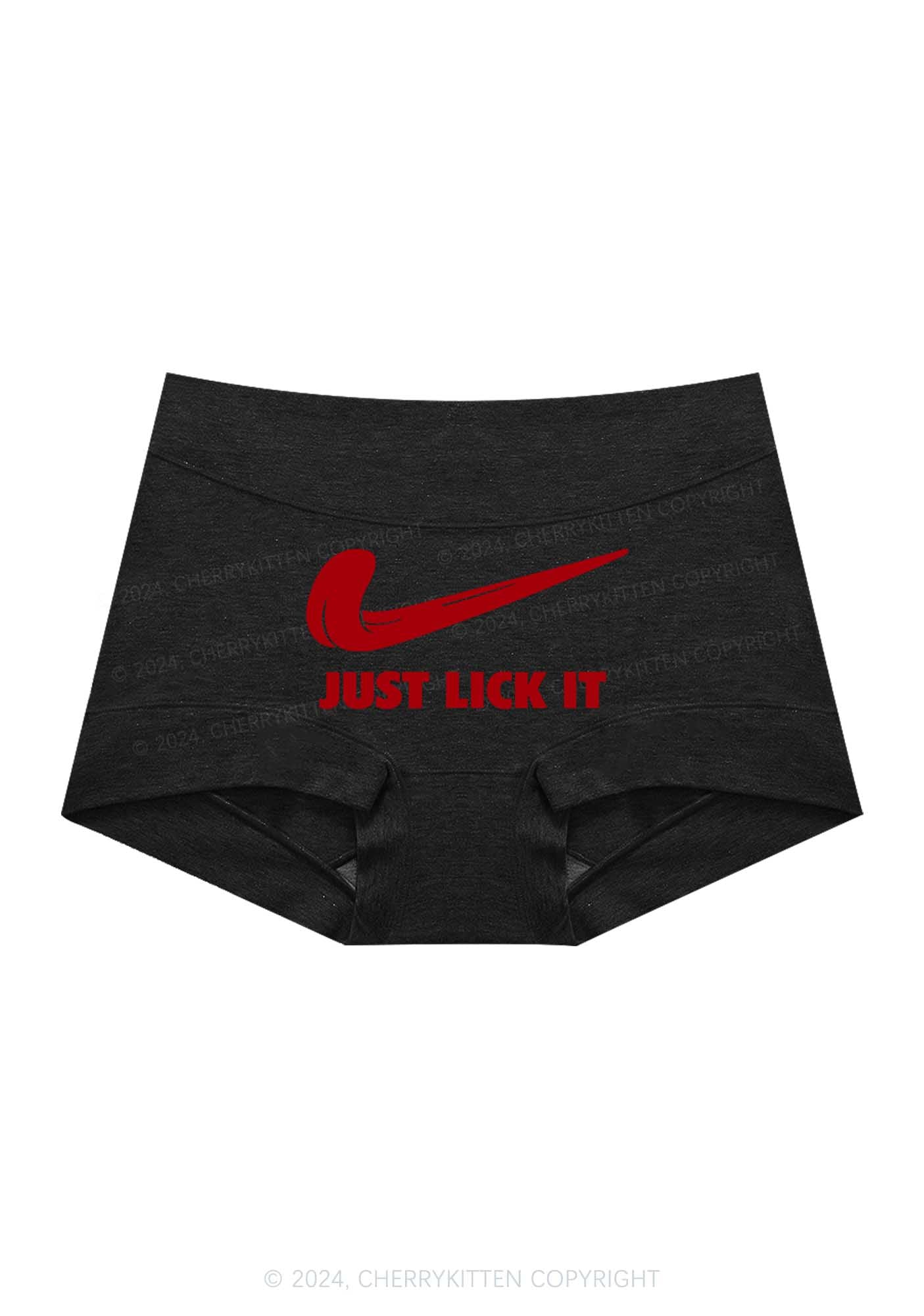Just Lick It Y2K Mid Rise Waist Boyshort Cherrykitten - Image 4