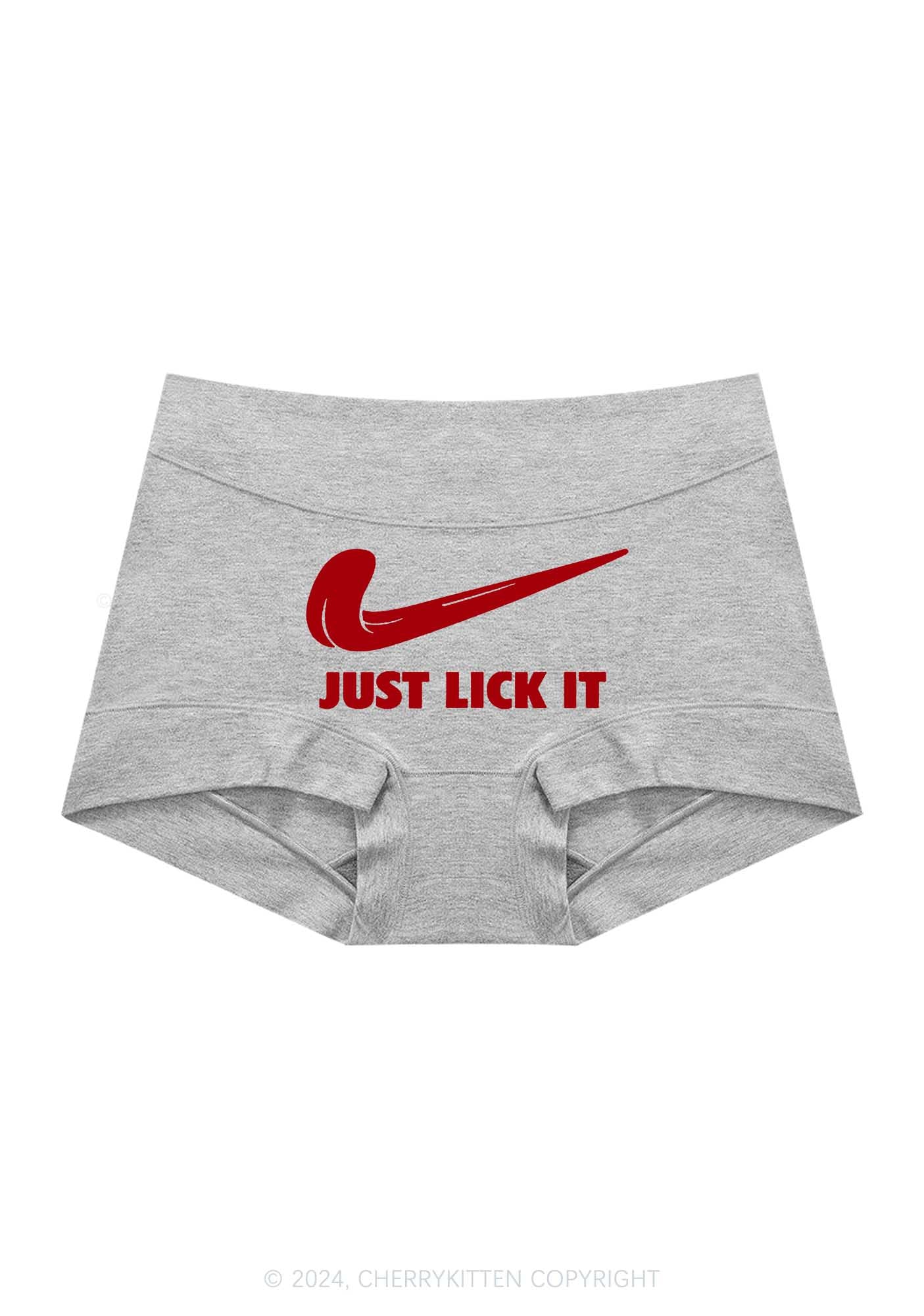 Just Lick It Y2K Mid Rise Waist Boyshort Cherrykitten - Image 5