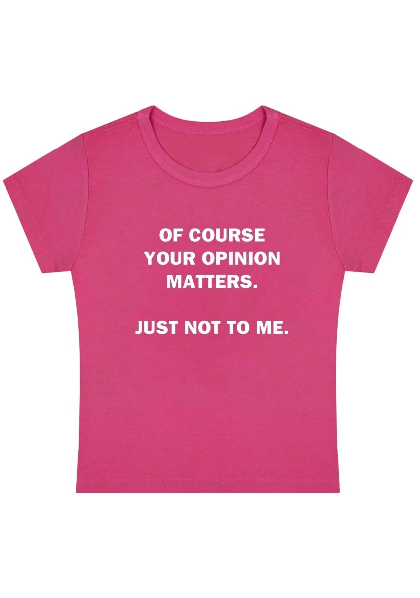 Just Not To Me Y2K Baby Tee - Image 4