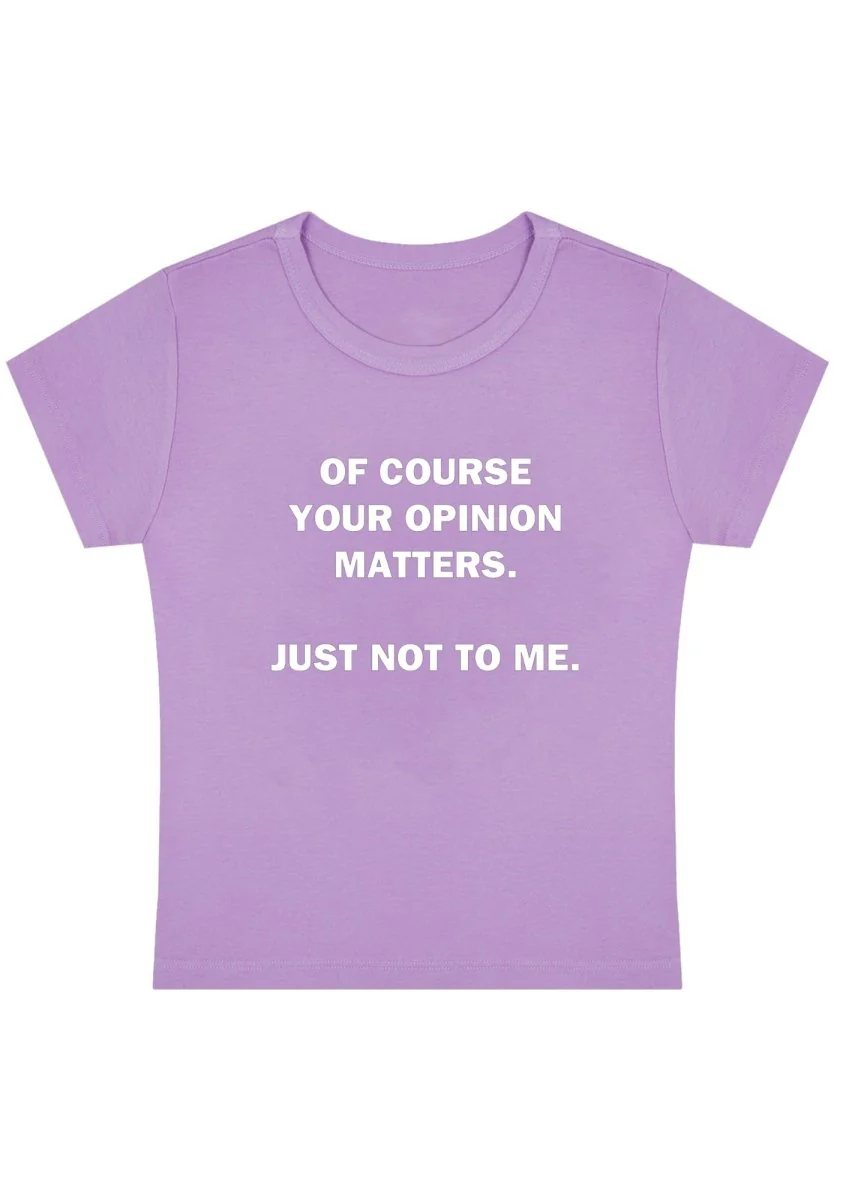 Just Not To Me Y2K Baby Tee - Image 6